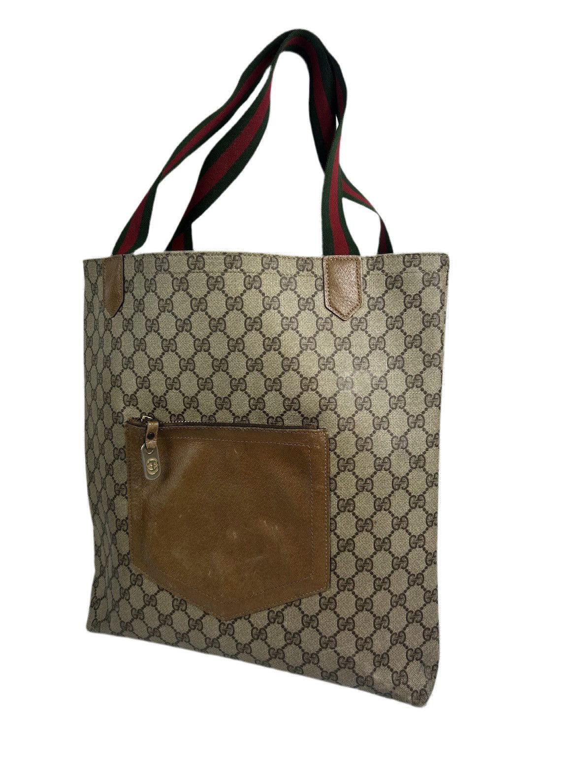Gucci Gucci GG Monogram Leather Tote Bag Size ONE SIZE - 1 Thumbnail