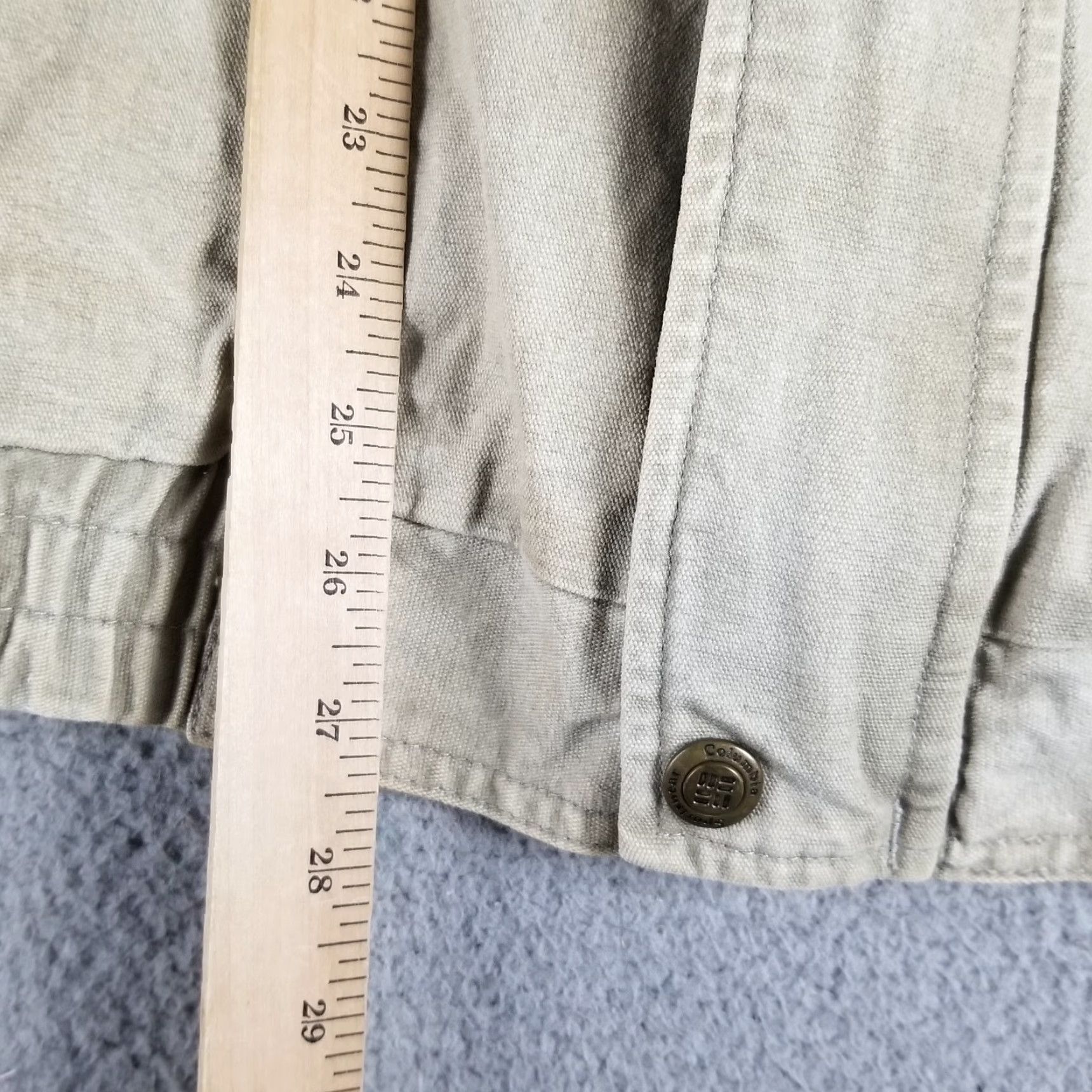 Vintage VINTAGE Columbia Work Jacket Coat - Canvas, Lined, Full Zip - Adult XL - Beige - 90s Aztec Western Hunting Style Men Size US XL / EU 56 / 4 - 4 Thumbnail