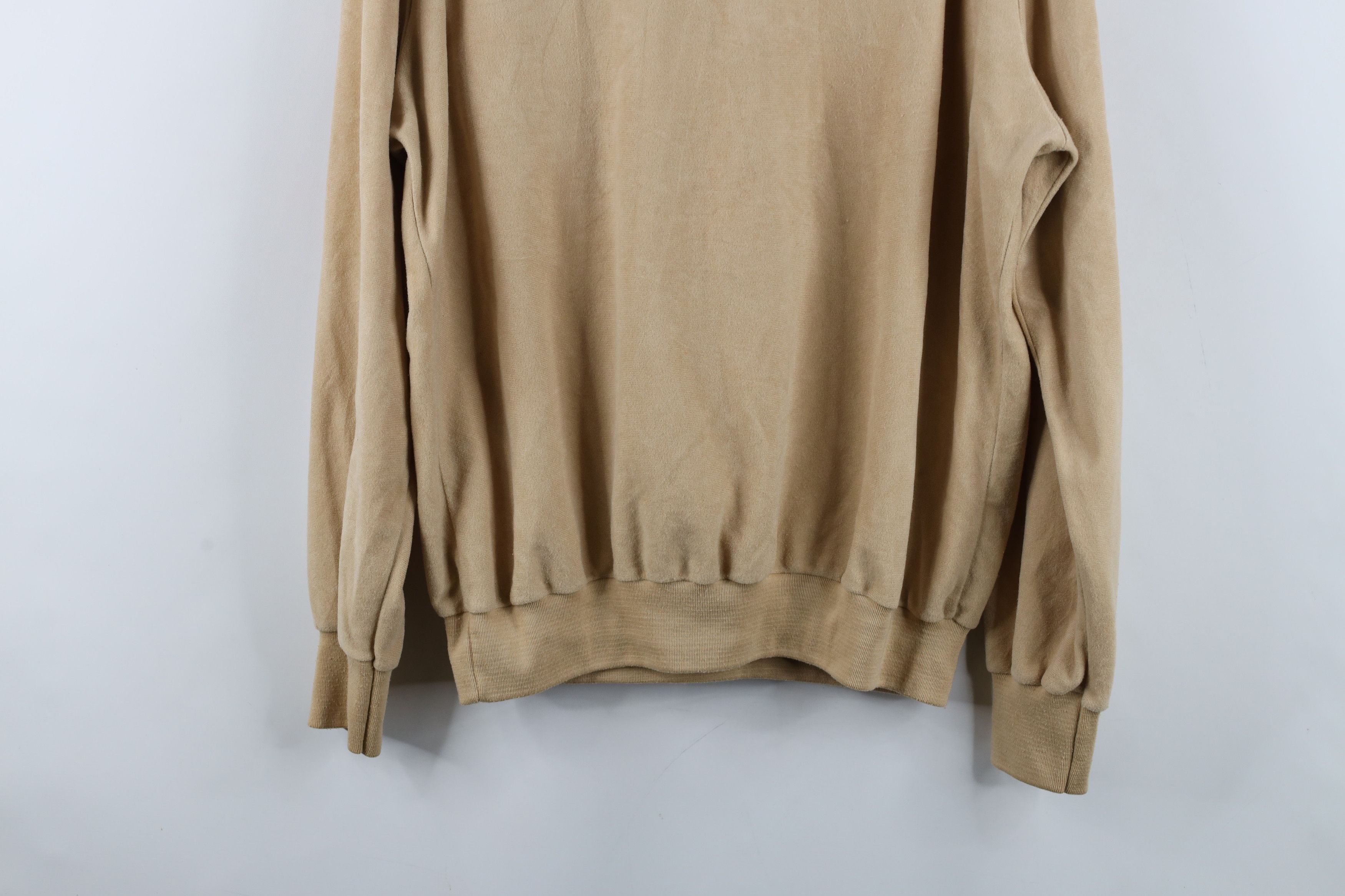 Vintage Vintage 70s Streetwear Velvet Velour Pullover Polo Shirt USA Size US M / EU 48-50 / 2 - 14 Thumbnail