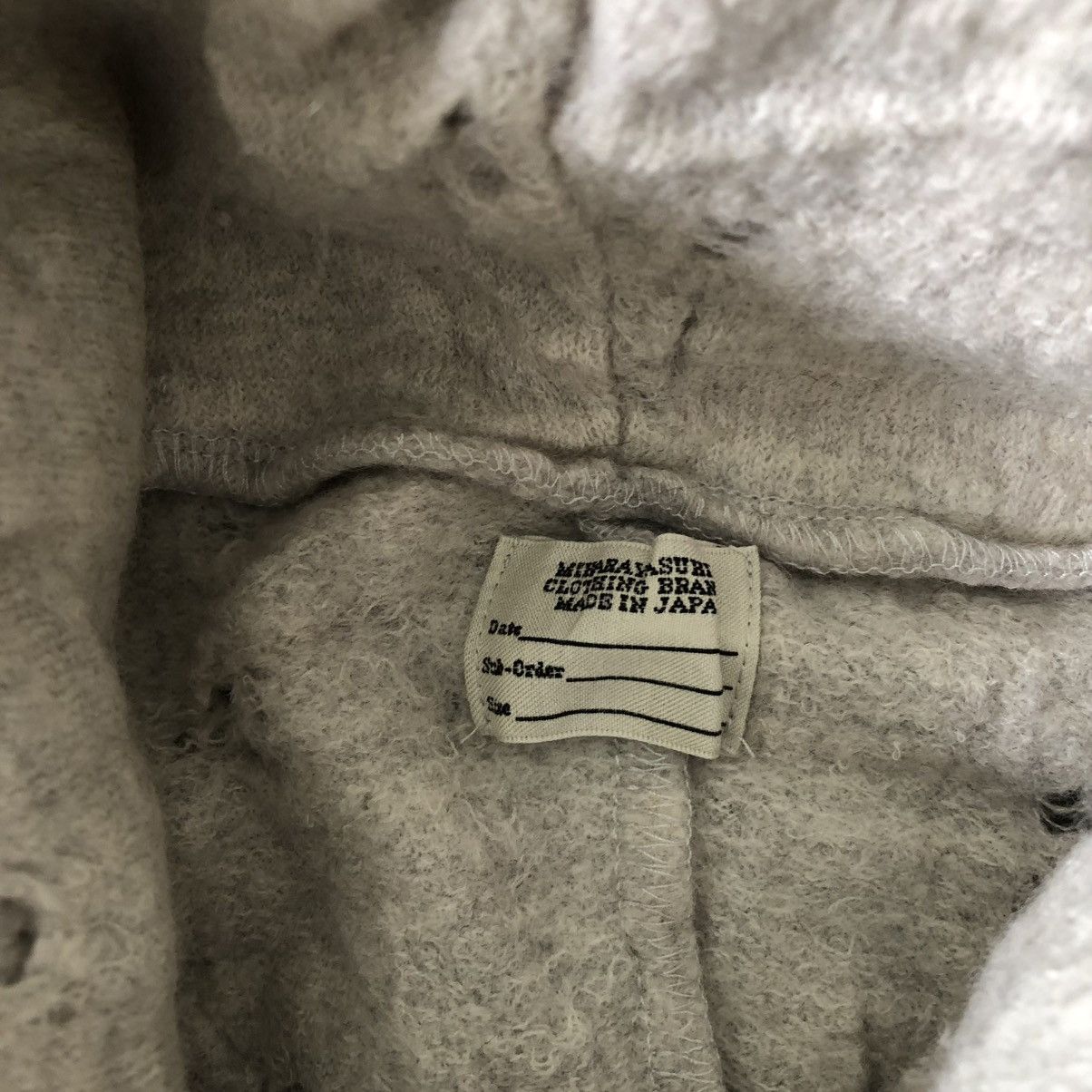 Maison MIHARA YASUHIRO MIHARAYASUHIRO Distressed Style Loungewear Cowl Neck Sweater Size M / US 6-8 / IT 42-44 - 10 Thumbnail