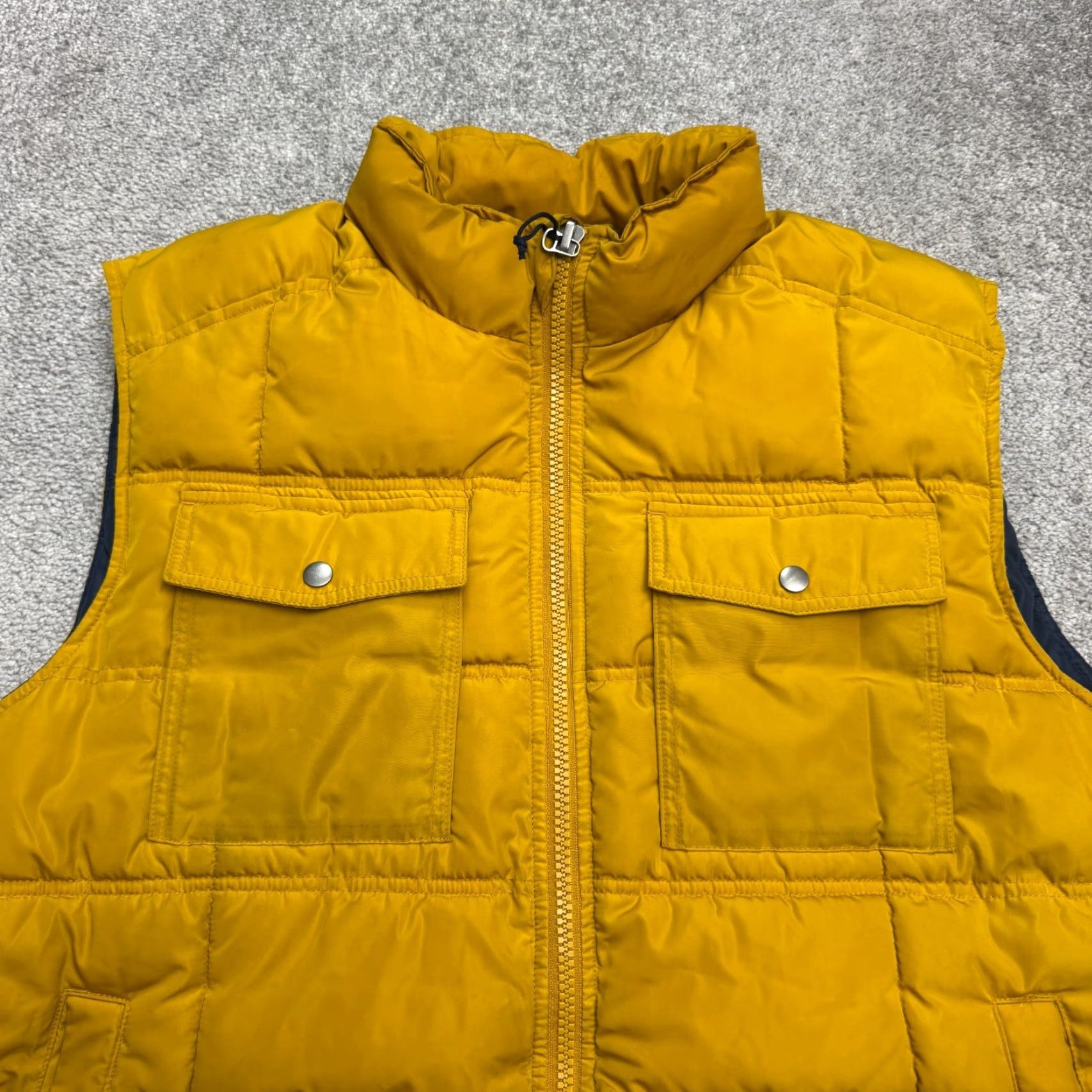 Vintage Goodfellow Co. Puffer Quilted Vest Jacket Mens 2XL Mustard Yellow Full Zip Outdoor Size US XXL / EU 58 / 5 - 6 Thumbnail