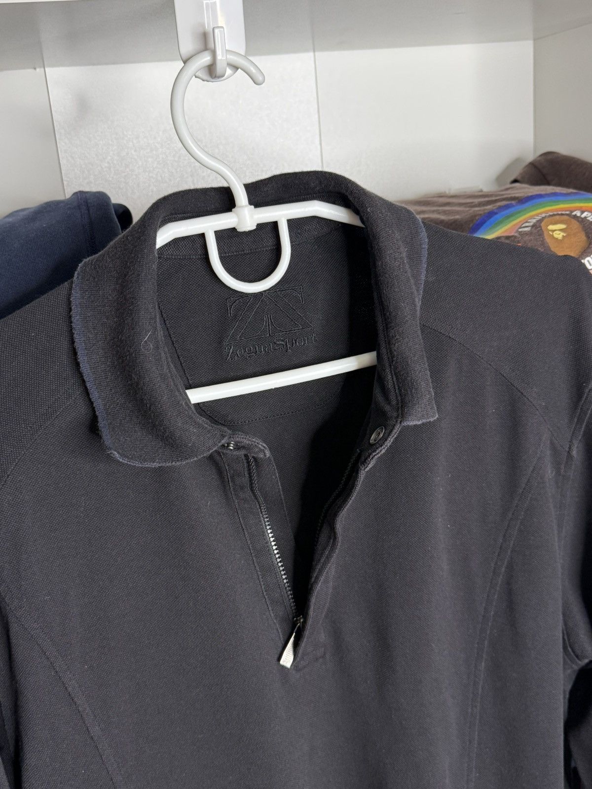 Ermenegildo Zegna Zegna Sport Black Polo long sleeves size M Size US M / EU 48-50 / 2 - 8 Thumbnail