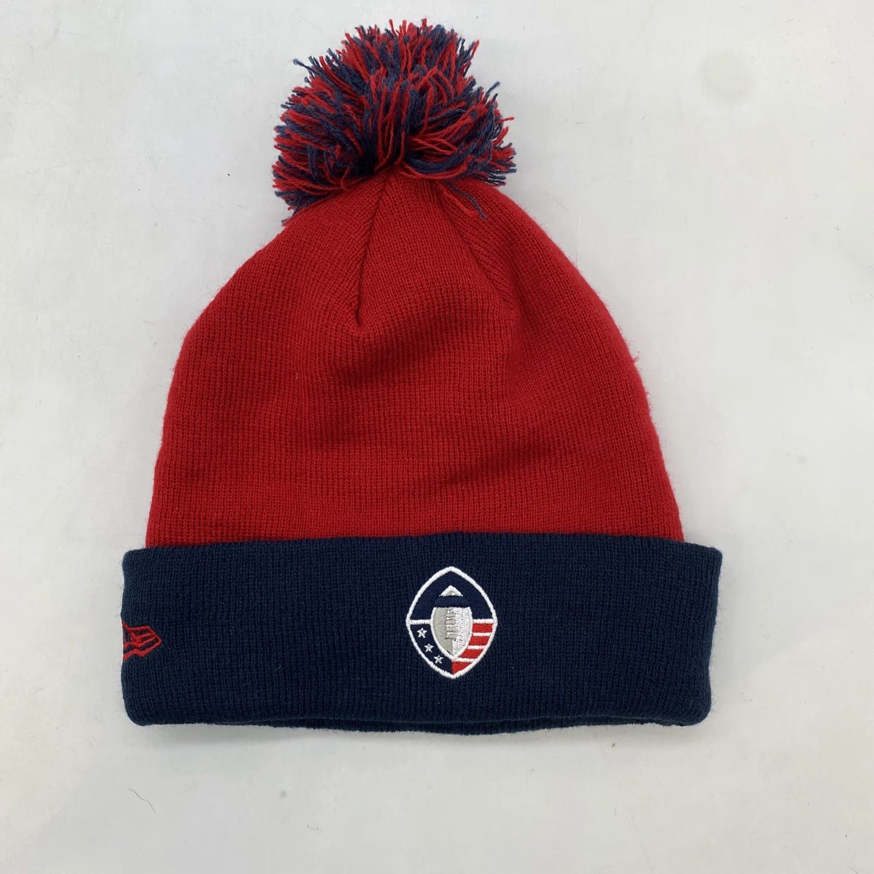 New Era New Era 9Forty Memphis Express Beanie Hat Unisex Adults One Size Blue Knit Cuffed Pom Pom Football Season, Sports, Casual Size ONE SIZE - 2 Thumbnail