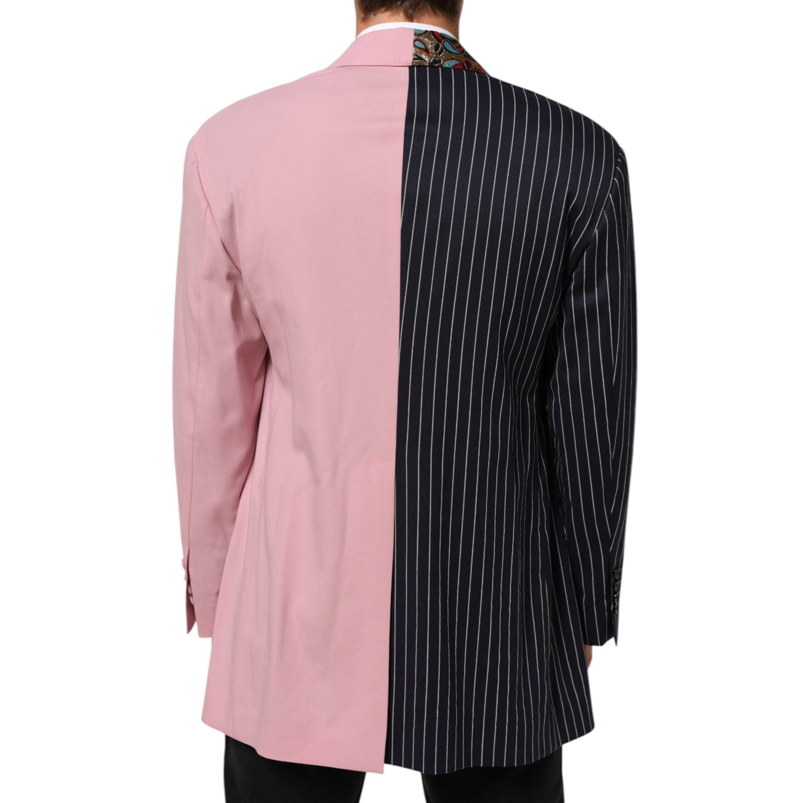 Dolce & Gabbana Dolce & Gabbana Multicolor Patchwork Jacket Blazer Size 44S - 4 Thumbnail