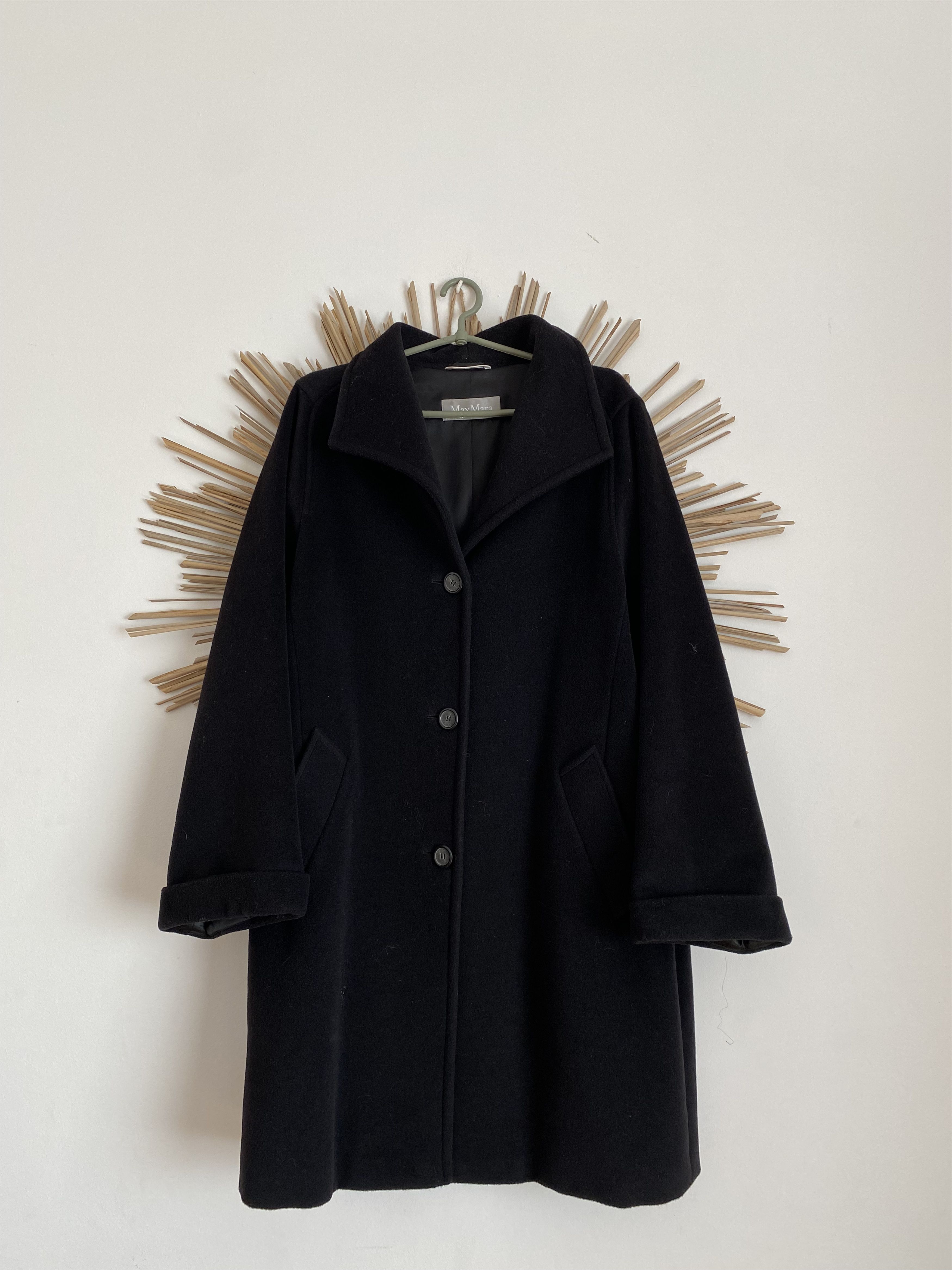 Max Mara Max Mara rare vintage wool coat long jacket Size XL / US 12-14 / IT 48-50 - 1 Thumbnail