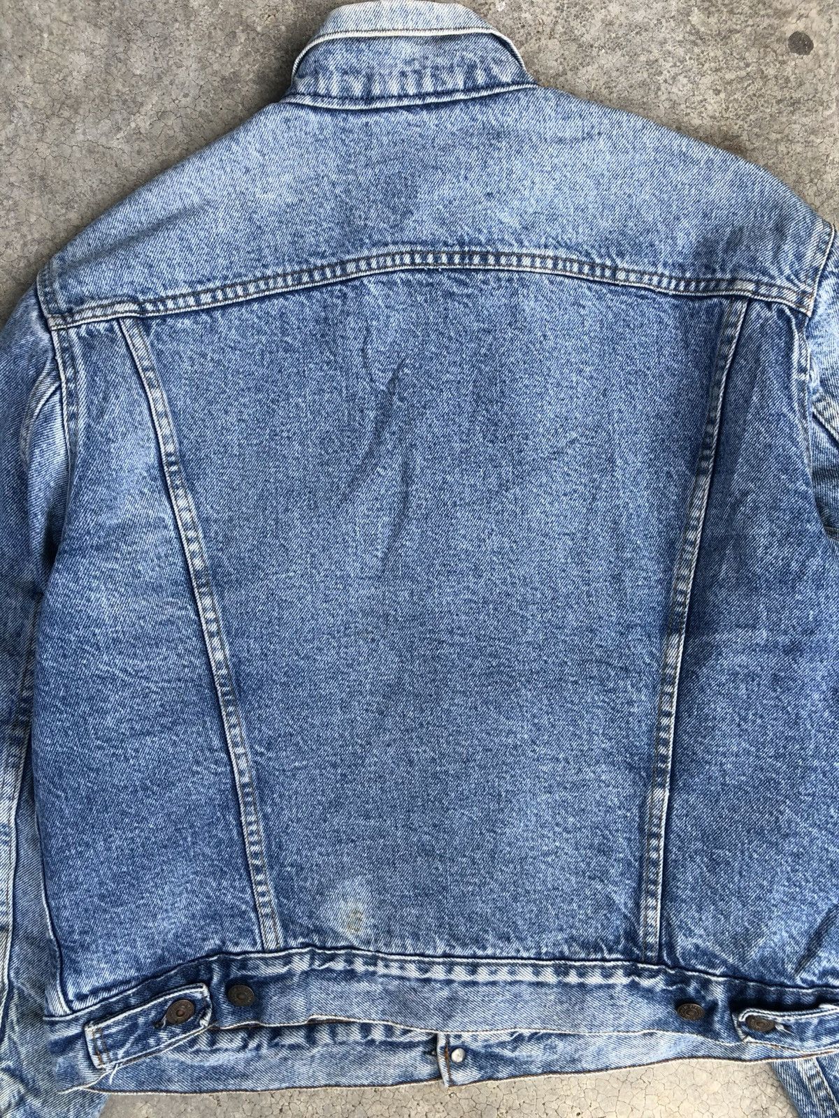 Levi's Vintage 80s 70s Levi’s Blanket Lined Denim Jacket Distressed Size US L / EU 52-54 / 3 - 8 Thumbnail