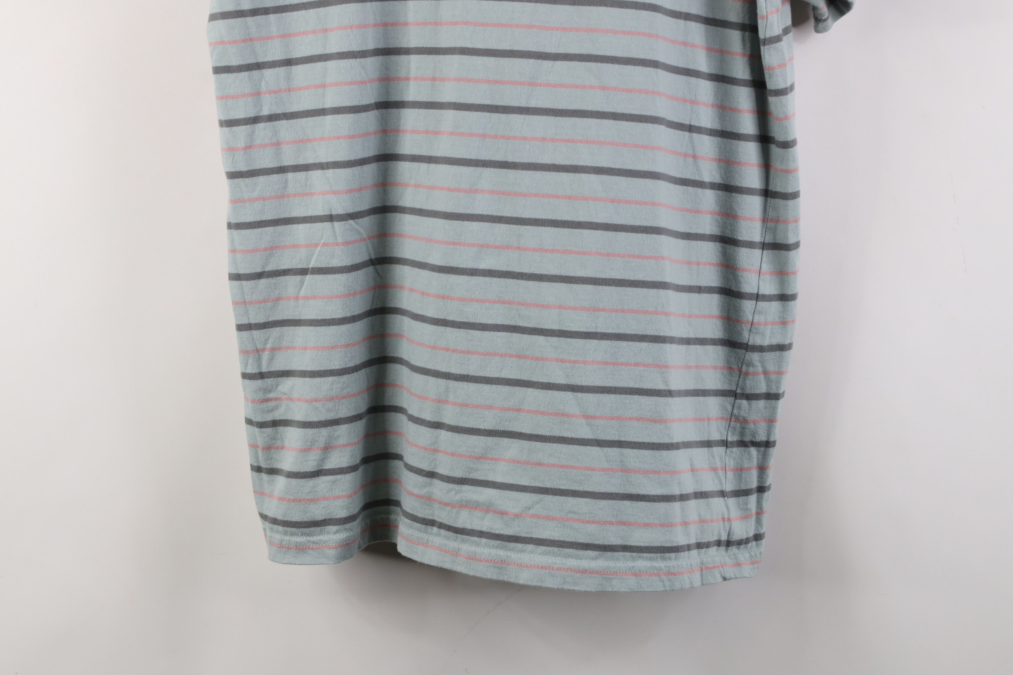 Vintage Vintage 90s Y2K Lost Skateboarding Spell Out Striped T-Shirt Size US M / EU 48-50 / 2 - 12 Thumbnail