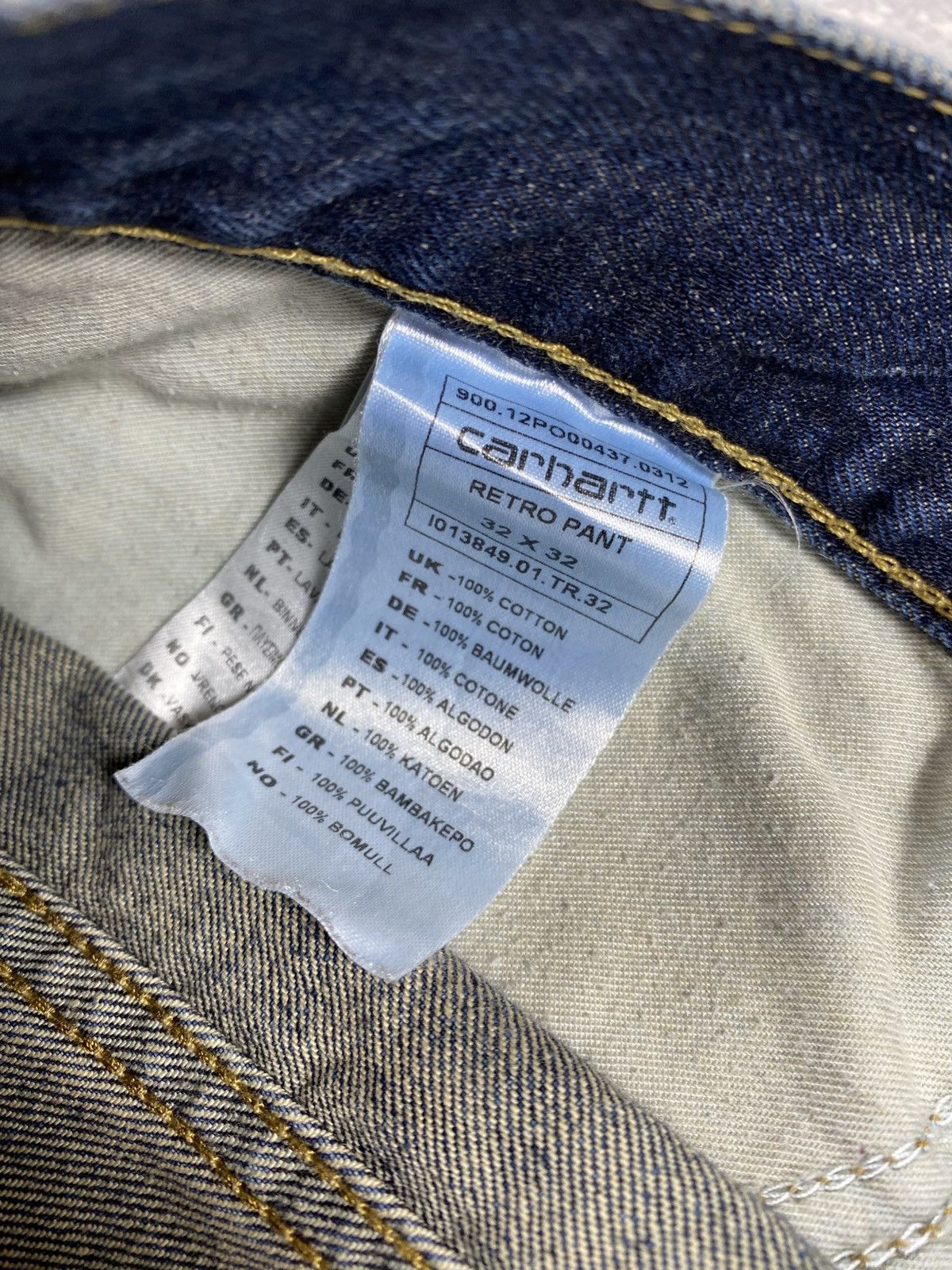 Carhartt Denim Carhartt Mens Retro Pant Size 32x32 Size US 32 / EU 48 - 12 Thumbnail