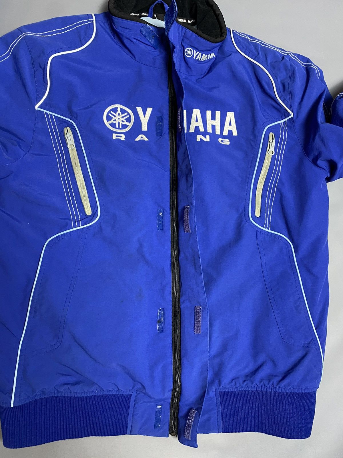 Yamaha VTG Yamaha Racing Padded Bomber Jacket Blue Moto Size Men XL Size US XL / EU 56 / 4 - 12 Thumbnail