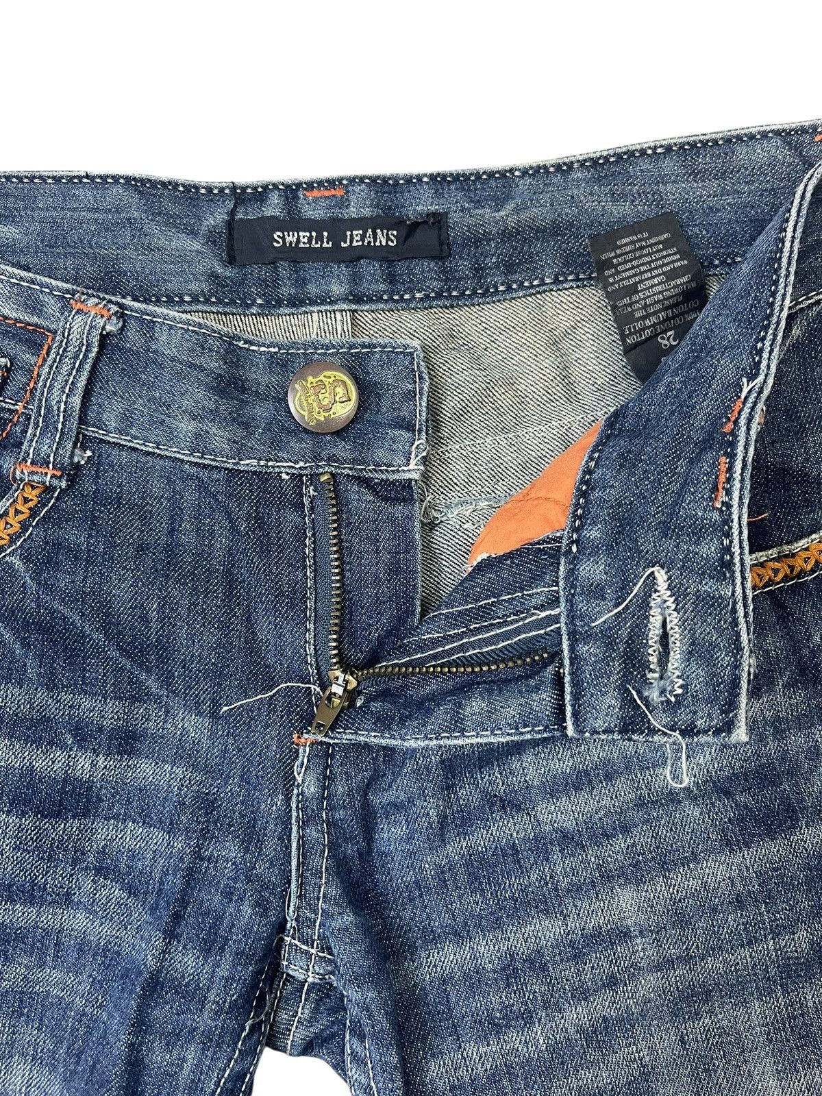 Japanese Brand Vintage Swell Jeans Style By L.B.D Flare Jeans Size 28" / US 6 / IT 42 - 8 Thumbnail