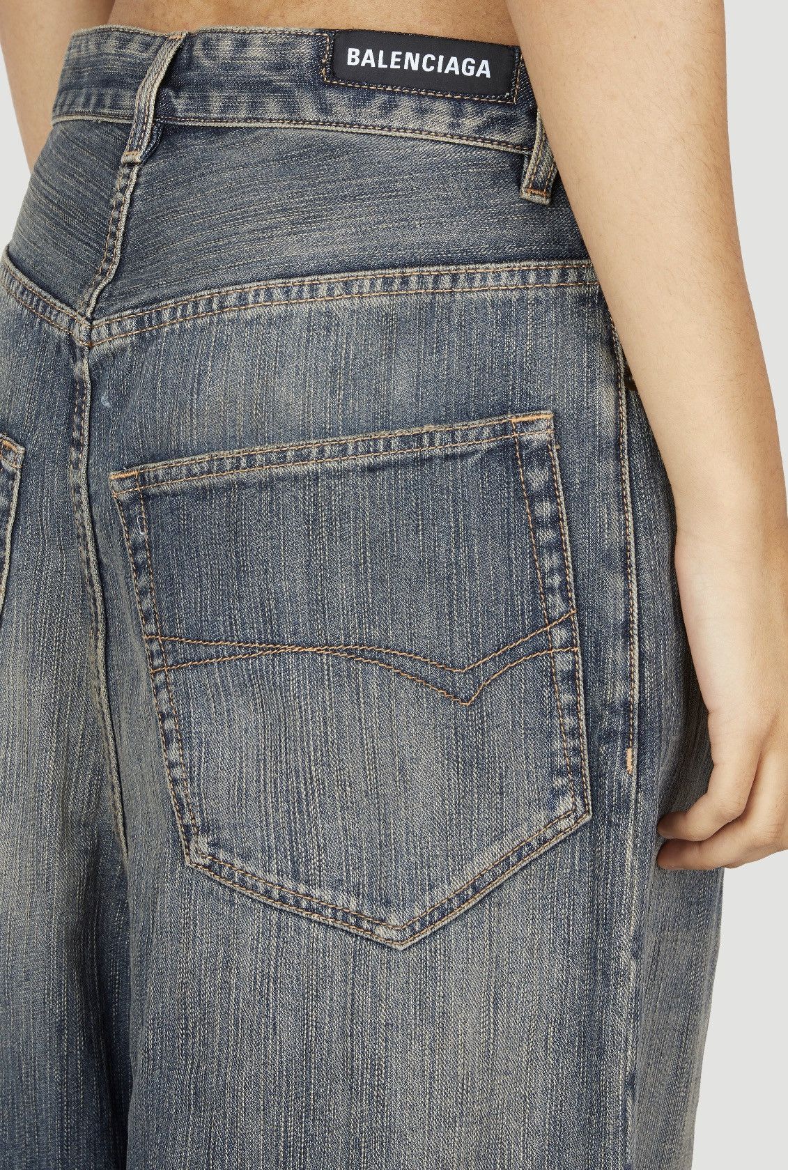 Balenciaga 🔥$2.8K VALUE🔥Balenciaga Low Rise Baggy Jeans Size US 32 / EU 48 - 4 Thumbnail