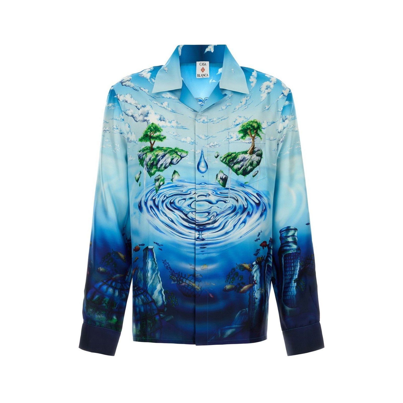 CASABLANCA Multicolor Silk Shirt New & Authentic (Men's size
