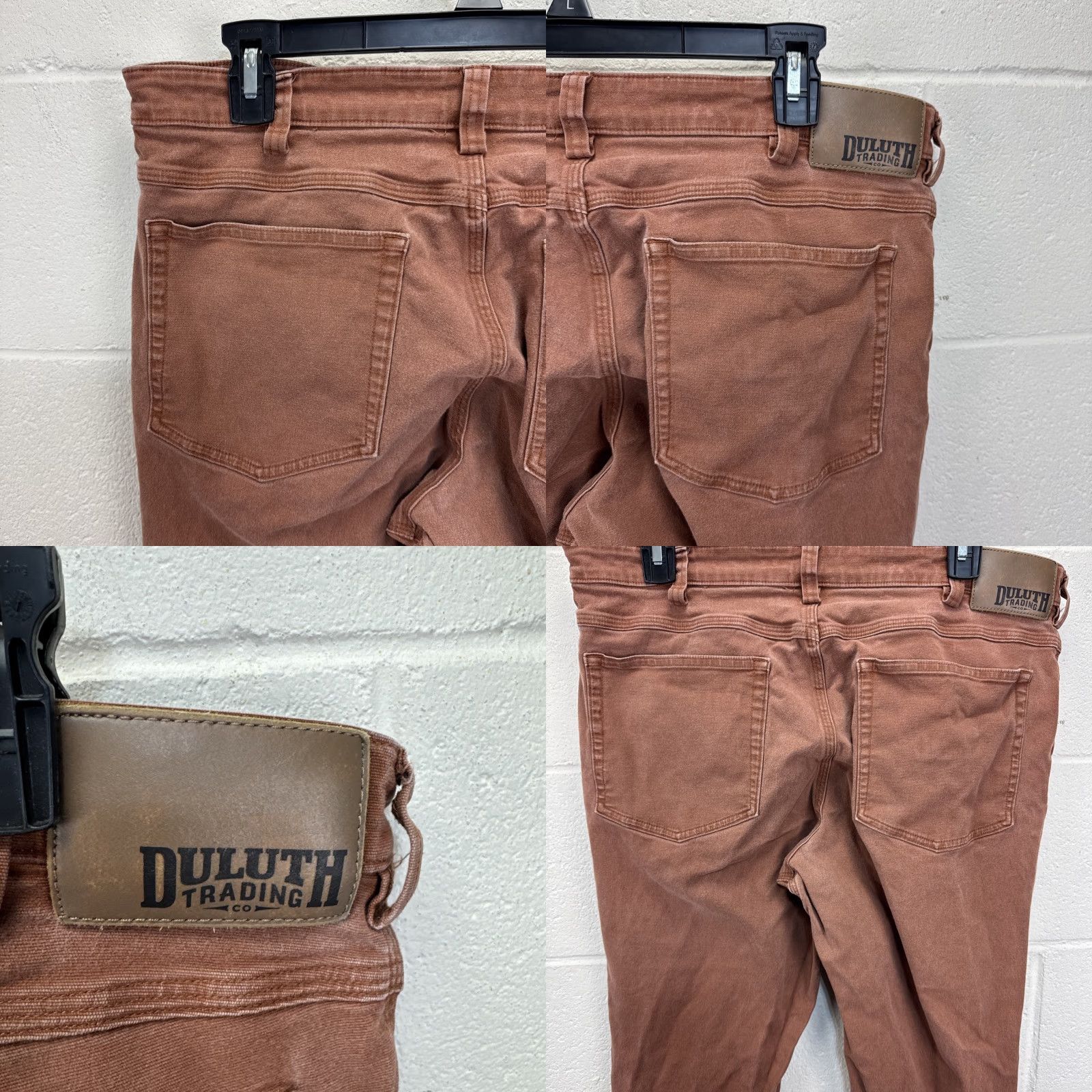 Duluth Trading Company Duluth Trading Co Flex Fire Hose Pants Mens 36x34 Slim Fit Brown Work Slim Pant Size US 36 / EU 52 - 8 Thumbnail