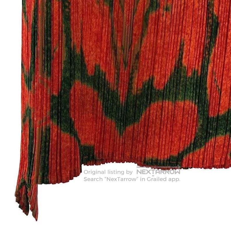 Issey Miyake Issey Miyake size:3 Psychedelic Butterfly Skirt Size 23" - 3 Thumbnail