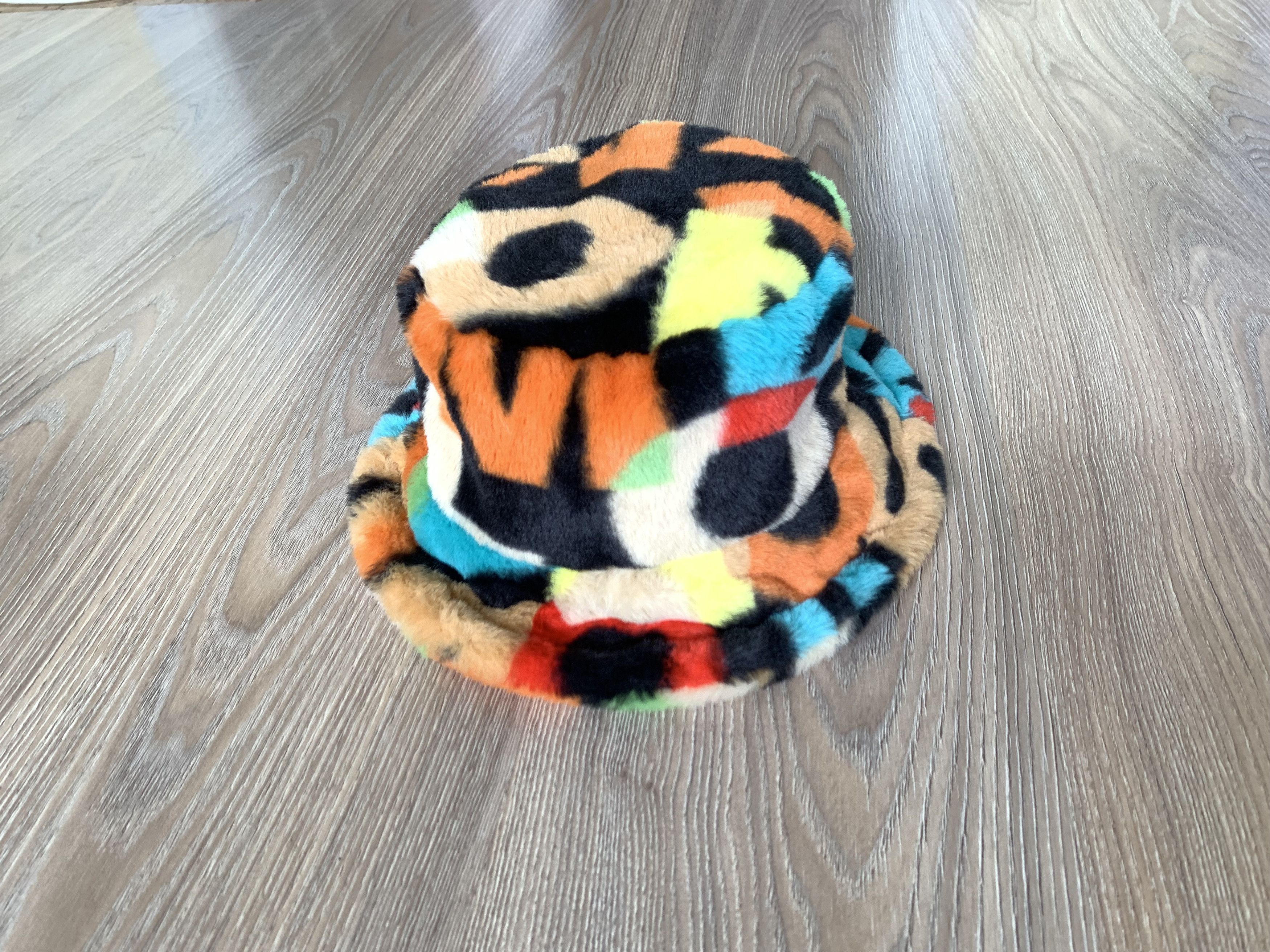 Designer Women's Winter Fleece Monogram Hat Size ONE SIZE - 1 Thumbnail