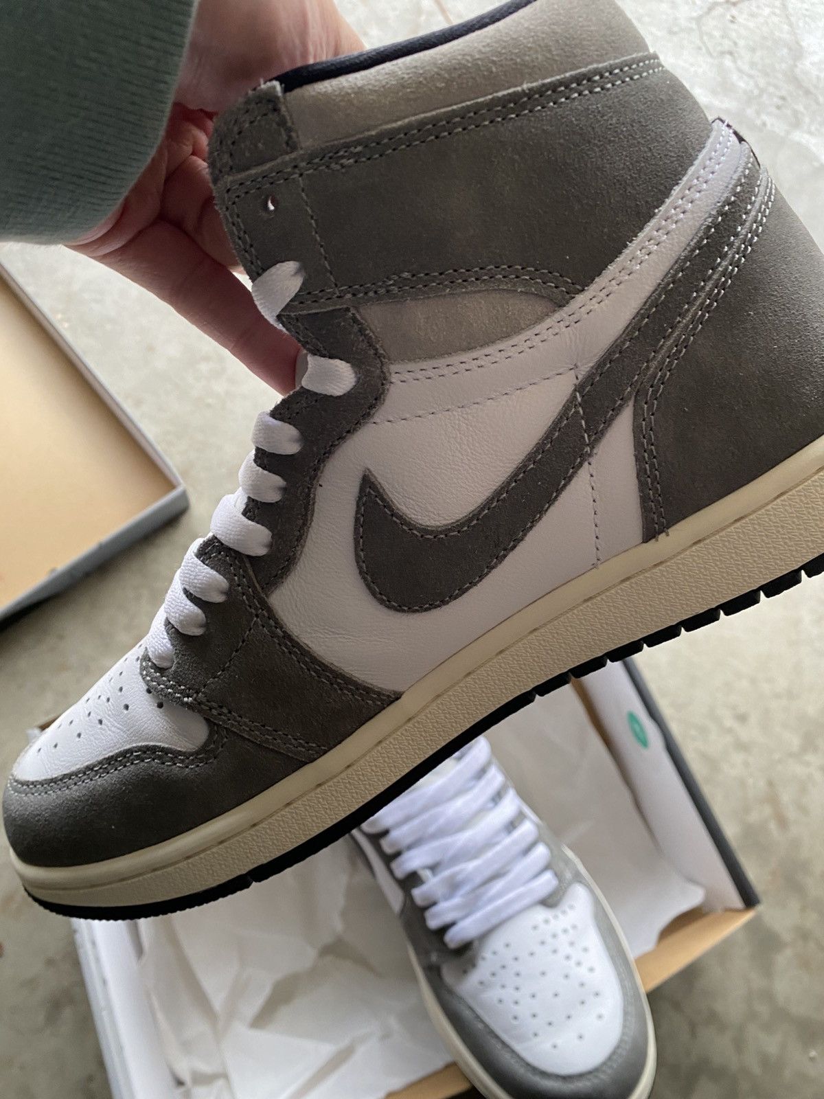 Jordan Brand Jordan 1 High Washed Black Size US 8 / EU 41 - 6 Thumbnail