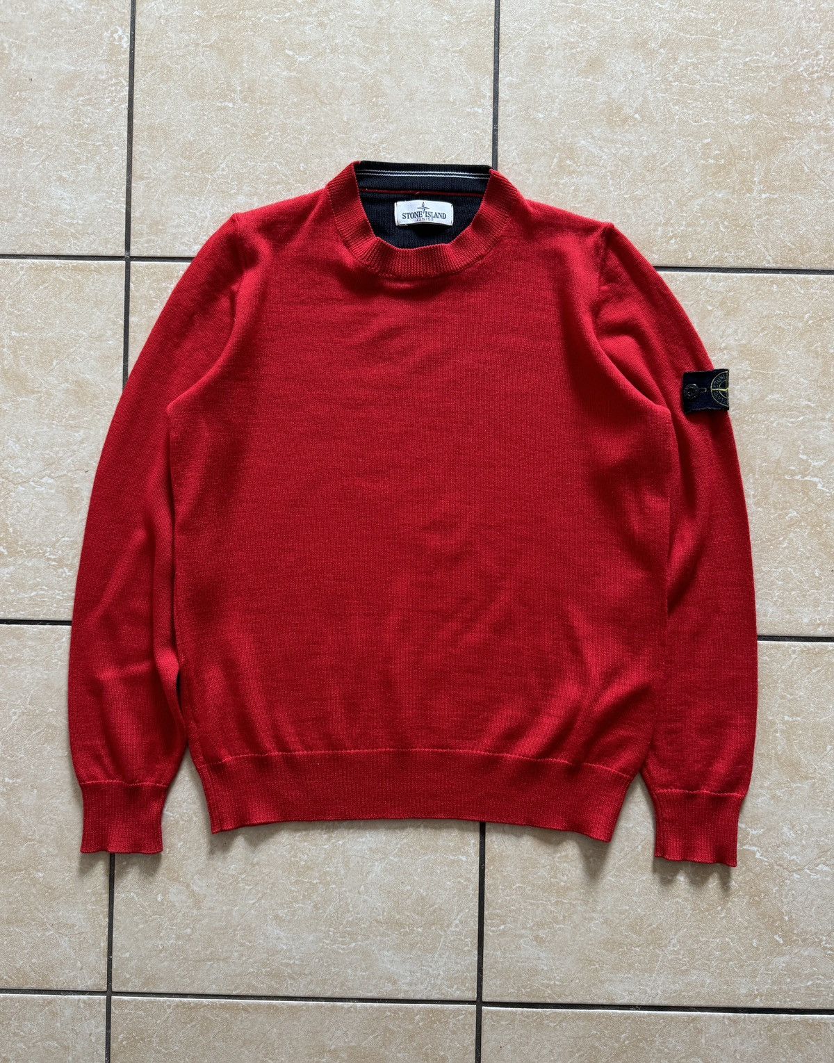 Vintage Stone Island junior wool light sweater