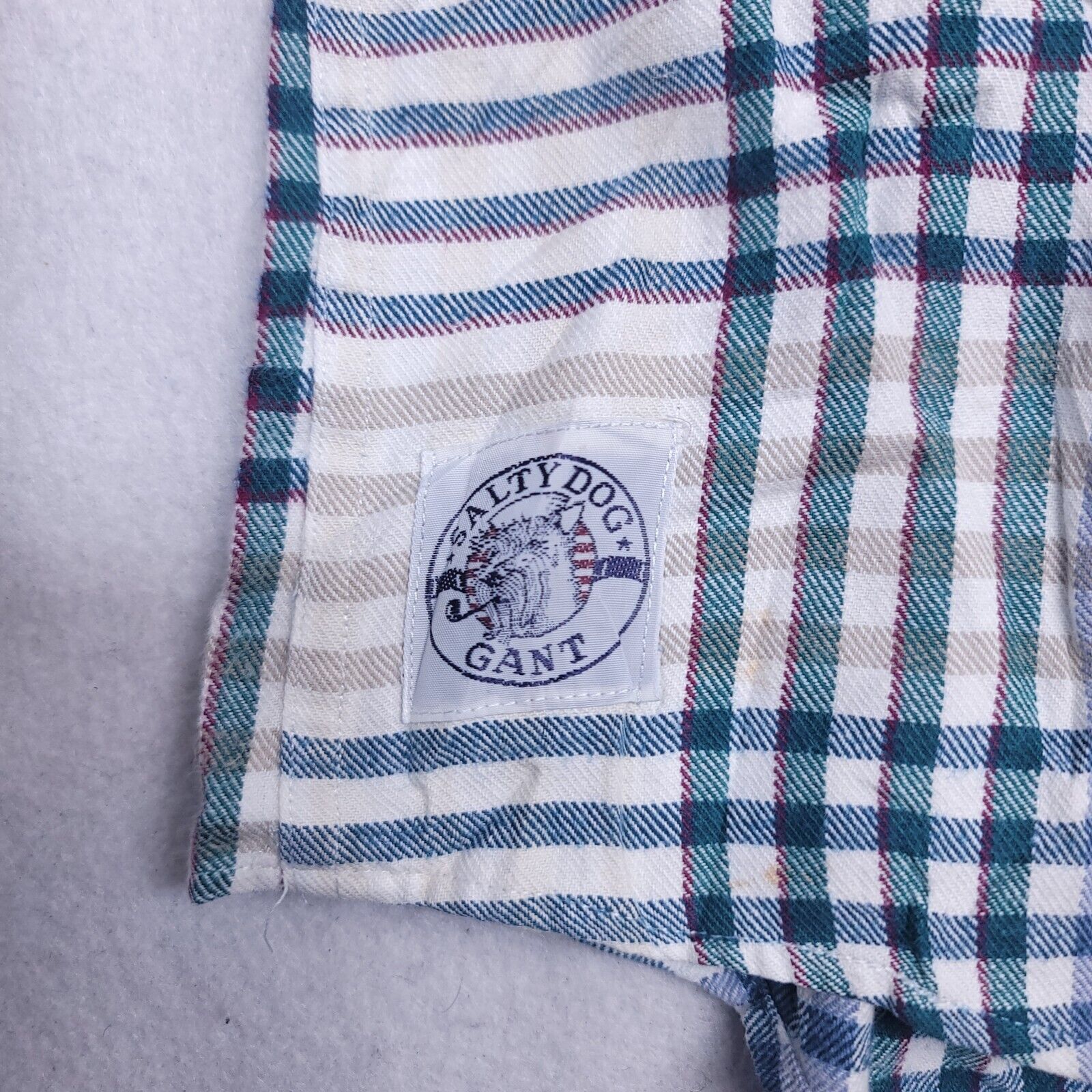Gant Gant Casual Button Up Shirt Mens Size Large Green Blue White Size US L / EU 52-54 / 3 - 6 Thumbnail