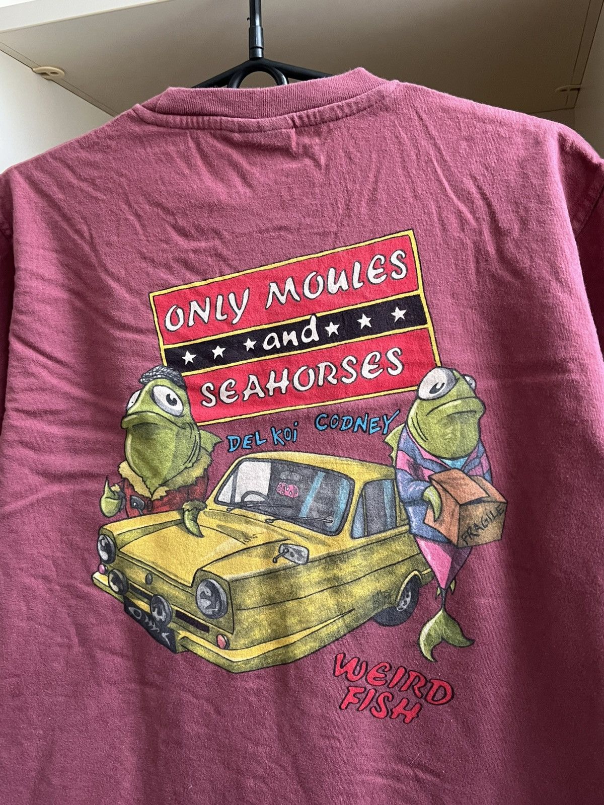 Vintage Vintage Weird Fish Tee T-Shirt Size S Size US S / EU 44-46 / 1 - 5 Thumbnail