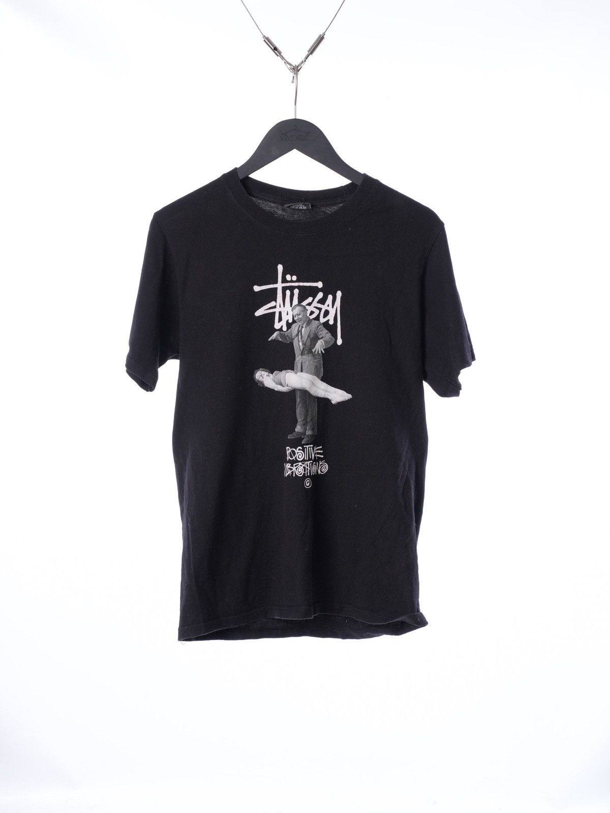 Stussy STUSSY GLOBAL LEVITATE TEE BLACK - S Size US S / EU 44-46 / 1 - 1 Thumbnail