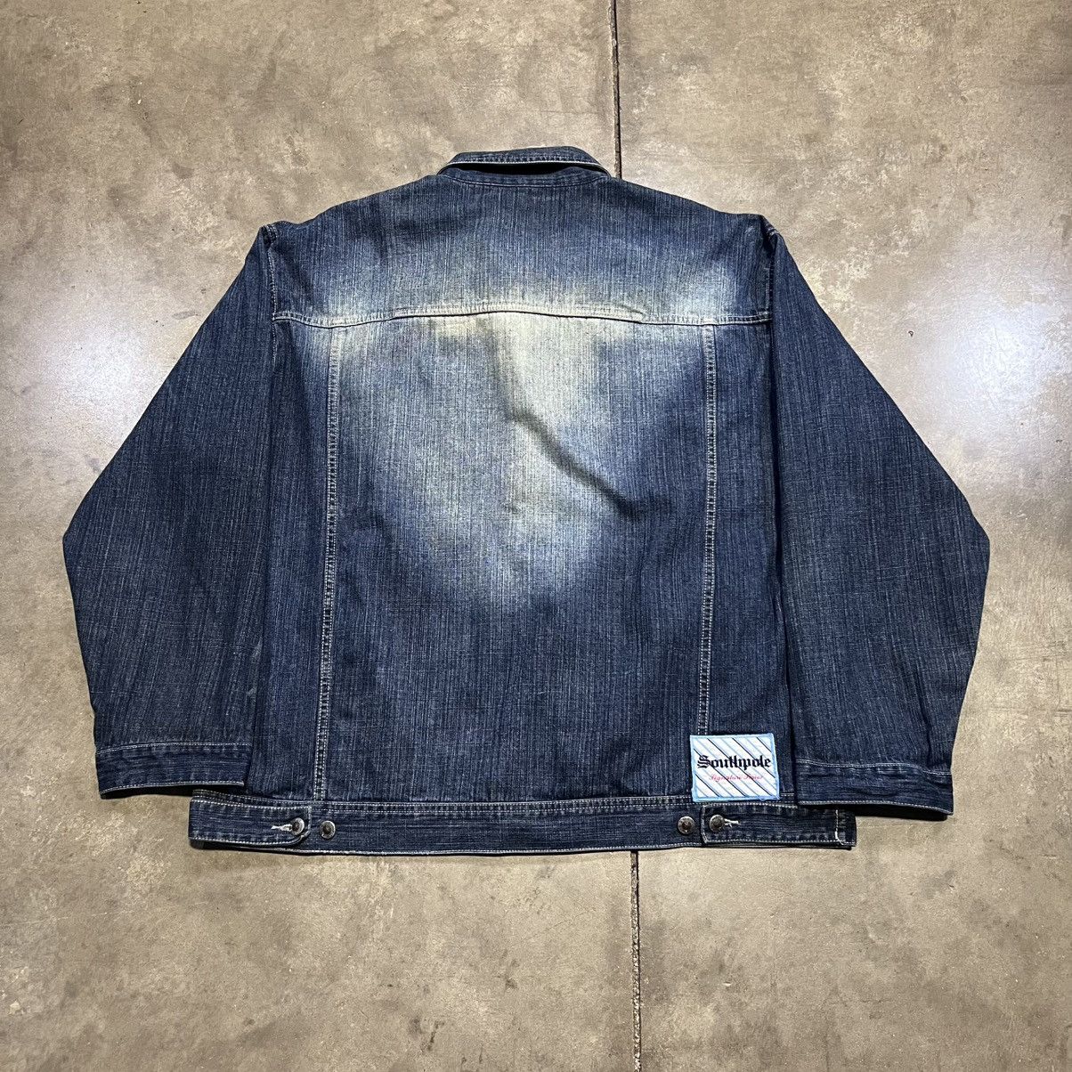 Southpole Vintage Y2K SouthPole Denim Jean Jacket Faded Hip Hop Y2K Size US XXL / EU 58 / 5 - 9 Thumbnail