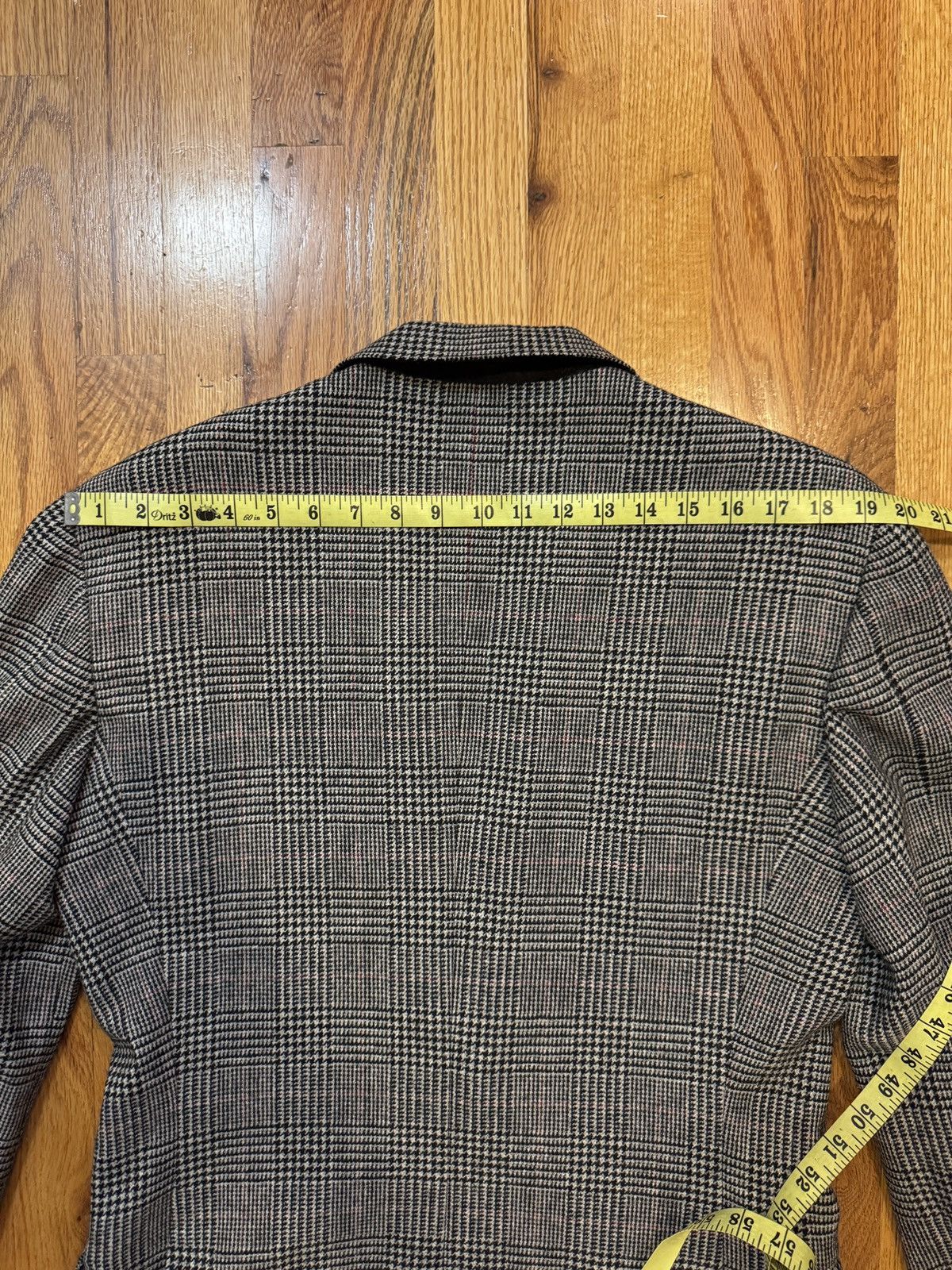 Polo Ralph Lauren Vintage Polo Ralph Lauren Grey Check Sports Coat 40L Size 40L - 8 Thumbnail