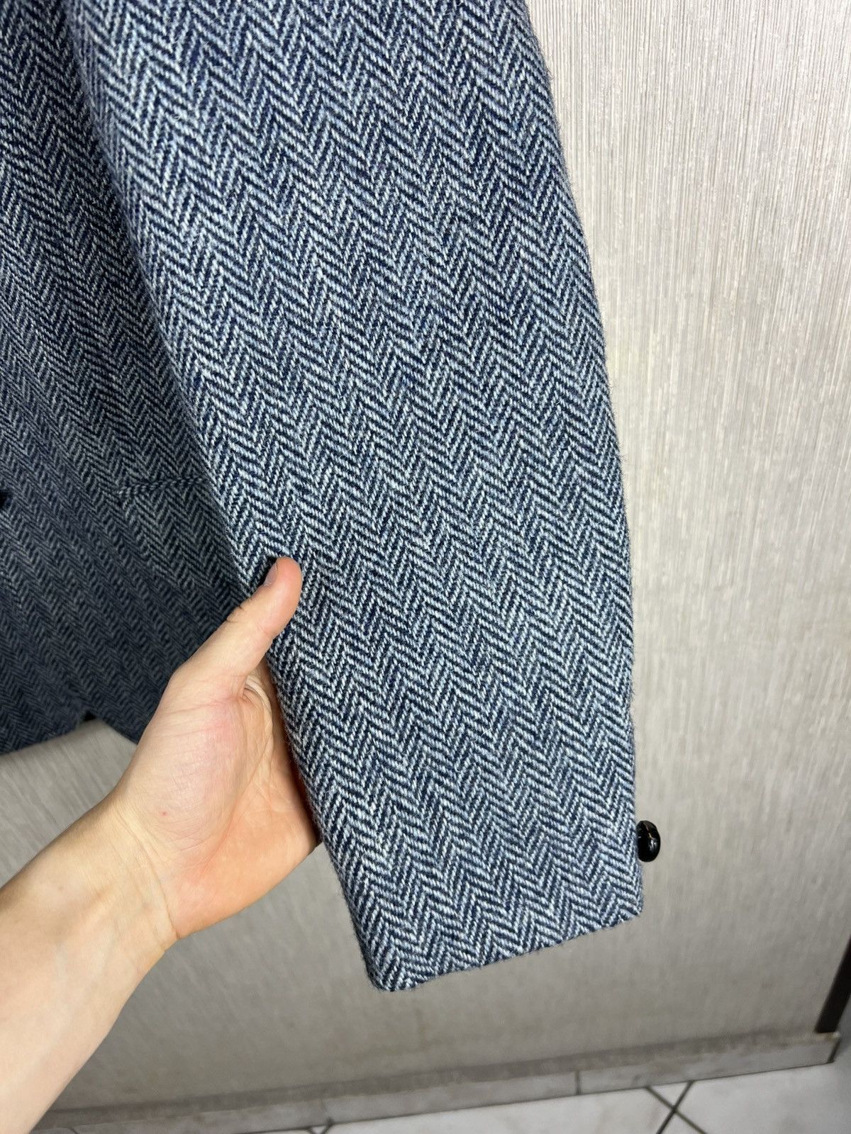 Harris Tweed Vintage 60s Schlasbergs Harris Tweed wool blazer jacket Size US L / EU 52-54 / 3 - 8 Thumbnail