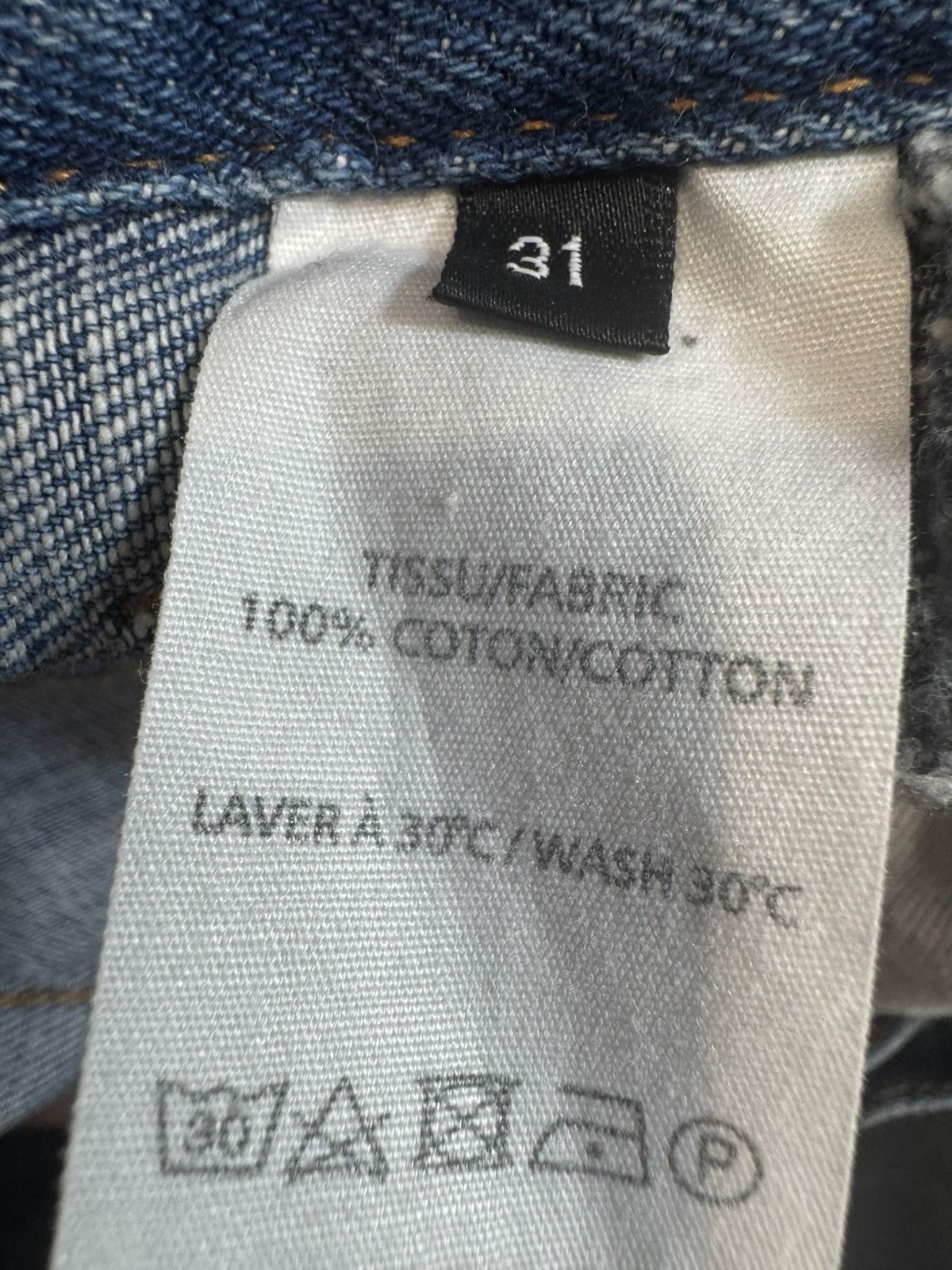 A.P.C. × Kanye West APC X KANYE 2014 Denim 32 x 30 - year round comfort Size US 32 / EU 48 - 3 Thumbnail