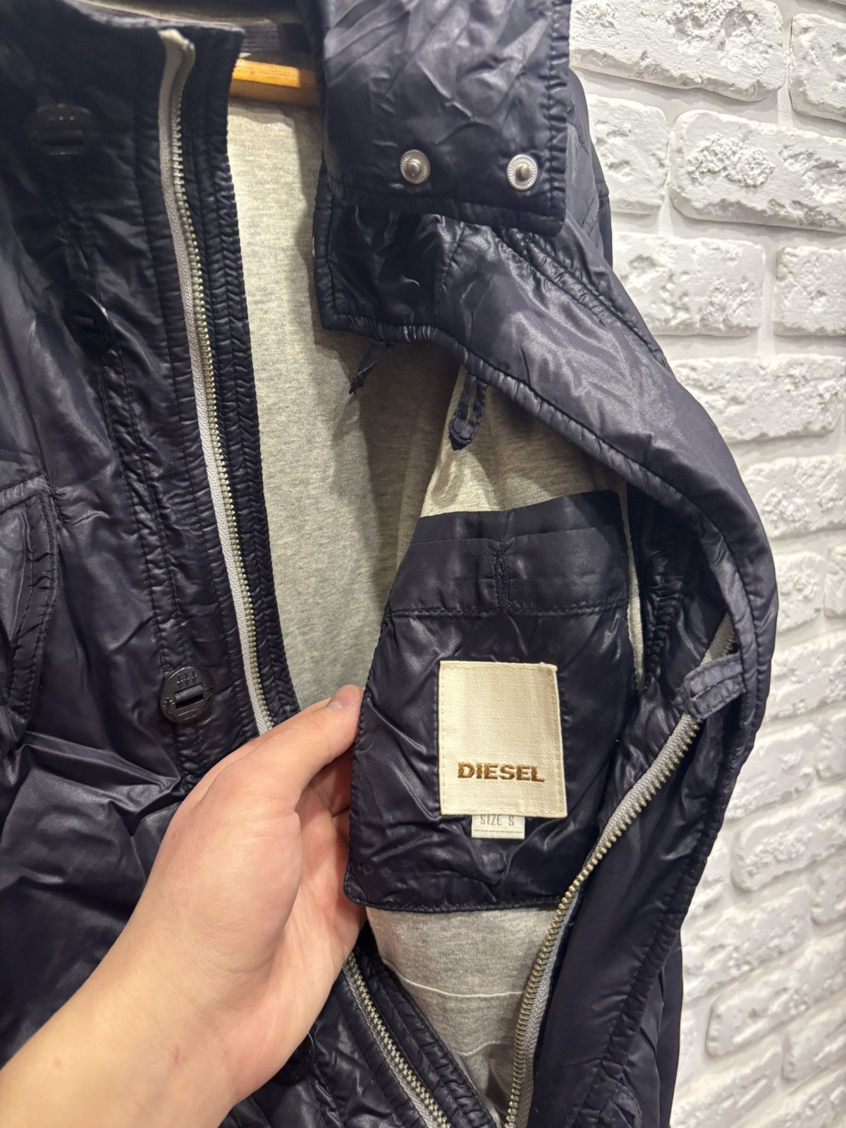 Diesel × Japanese Brand Diesel nylon jacket with hood, size S Size US S / EU 44-46 / 1 - 6 Thumbnail
