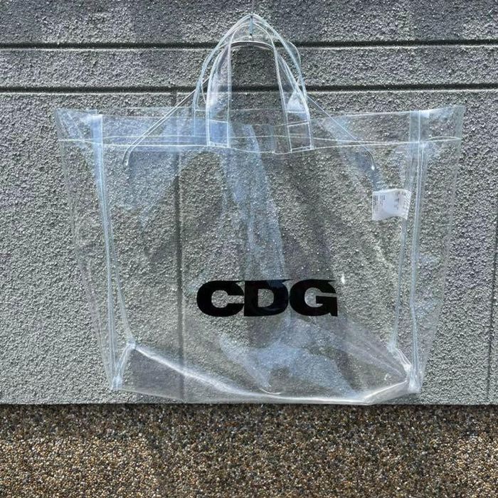 Cdg transparent online tote