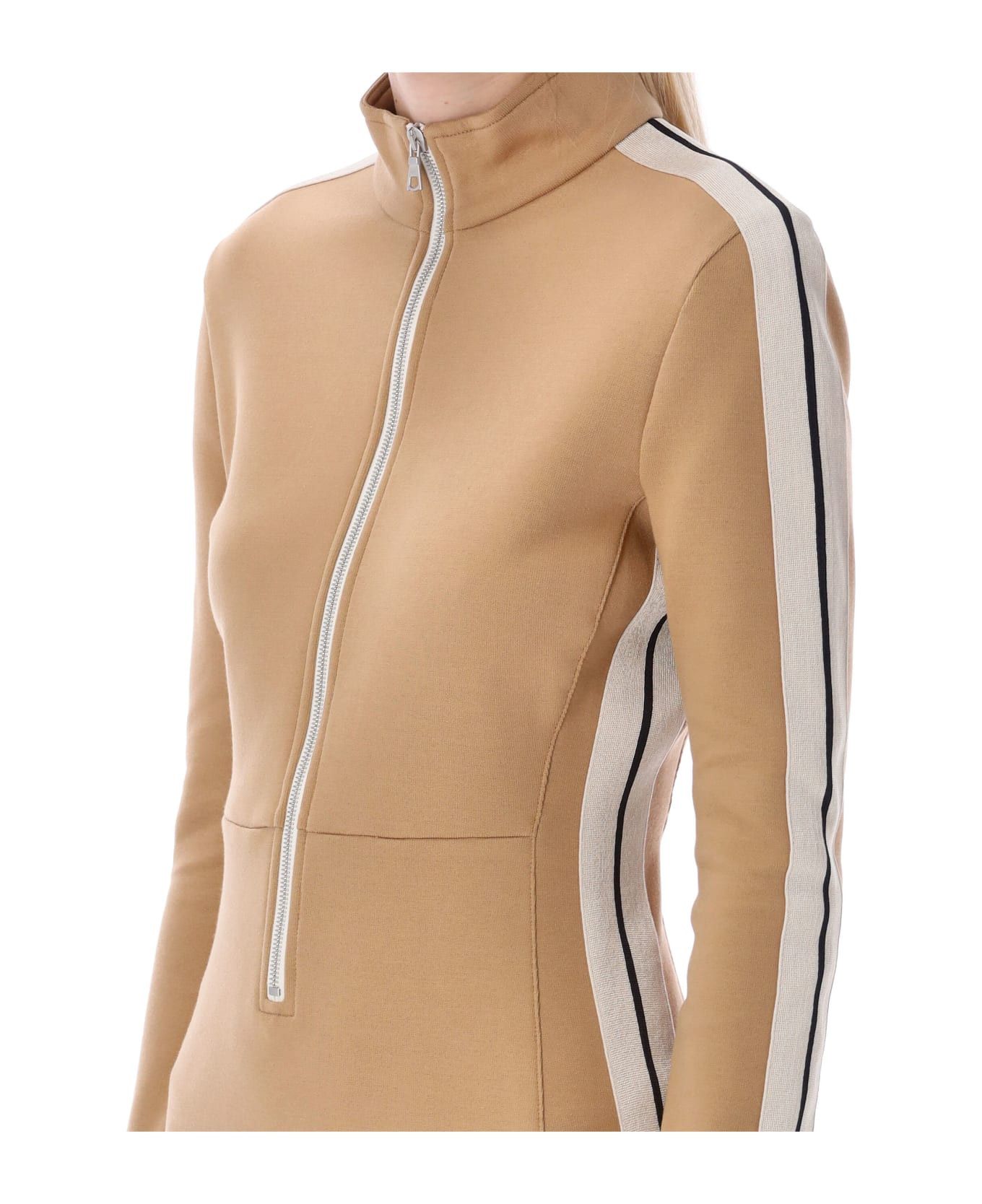 Palm Angels o1y1125 Shirt Mini Dress in Camel Size L / US 10 / IT 46 - 5 Thumbnail