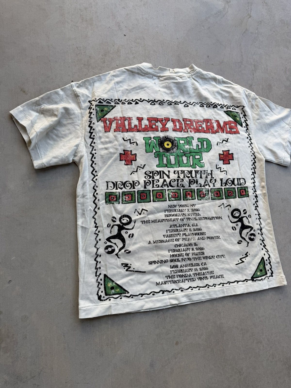 Vale Vale Forever Chaos Bling Tee Tan Size Small Size US S / EU 44-46 / 1 - 9 Thumbnail