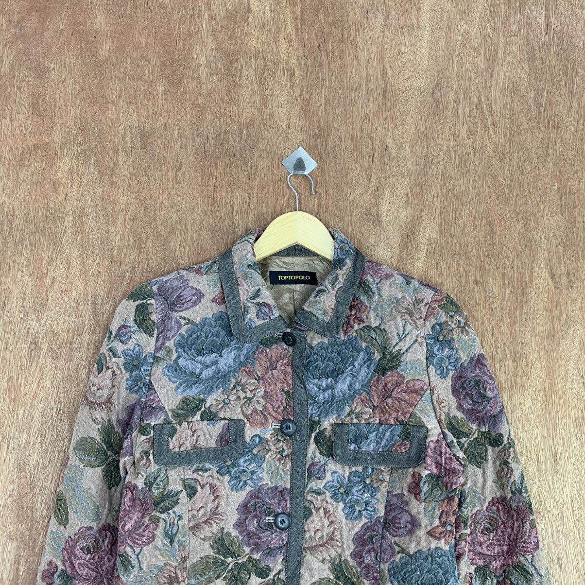 Japanese Brand × Vintage Toptopolo - Floral Vintage Jacket Size S / US 4 / IT 40 - 9 Thumbnail