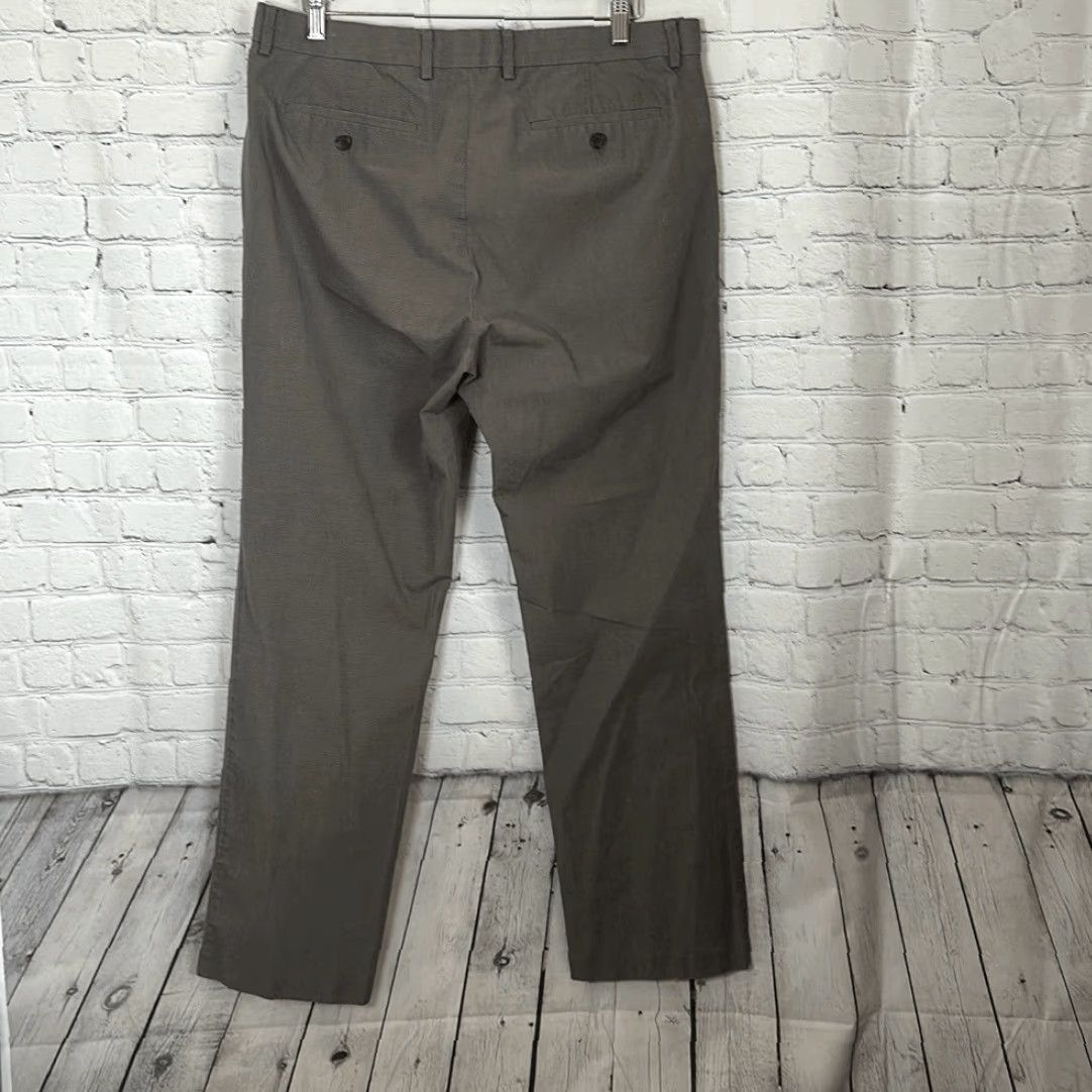 Banana Republic Banana Republic Non Iron Tailored Slim Fit Pants 35x32 Brown Tan Dress Pants Men Slim Chino 32 Inseam Mens Size US 35 - 5 Thumbnail