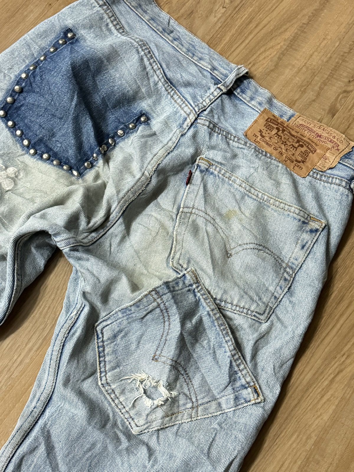 Levi's × Levi's Made & Crafted RARE! Vintage Levis 501 x DISNEY DEATH VALLEY custom Jeans Size US 32 / EU 48 - 7 Thumbnail