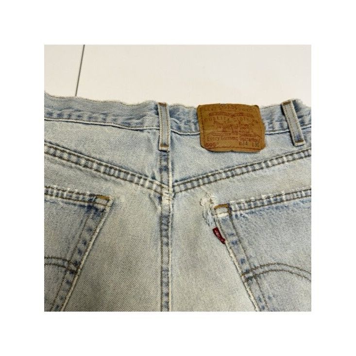 Levi's Vintage 90s Levis 505 Jeans Mens 34x30 (32x29) USA Light Was Size US 34 / EU 50 - 11 Thumbnail