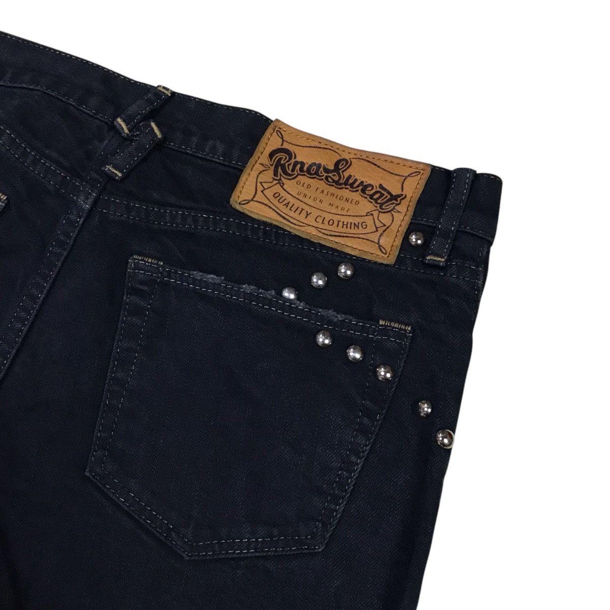 Japanese Brand RNA Sweat Distressed Pants Size 31" - 8 Thumbnail