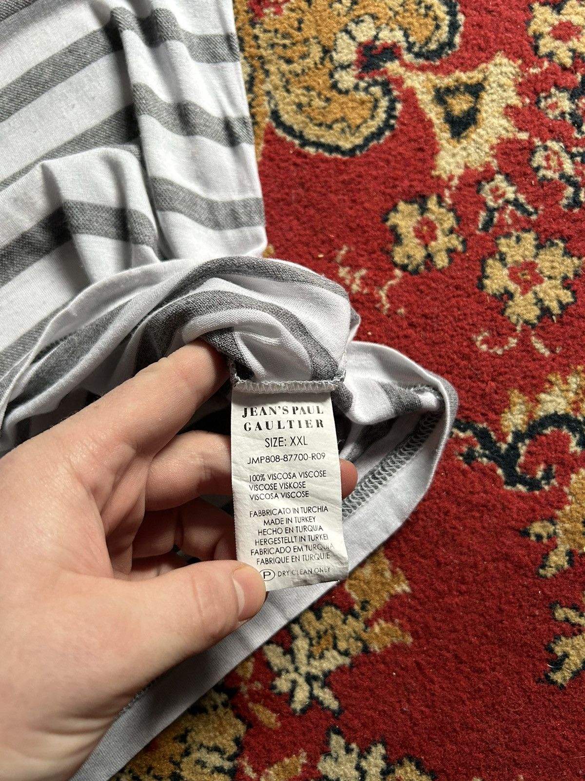 Jean Paul Gaultier Y2K Jean Paul Gaultier Classic Design Stripe T-shirt Size XXL / US 16-18 / IT 52-54 - 8 Thumbnail