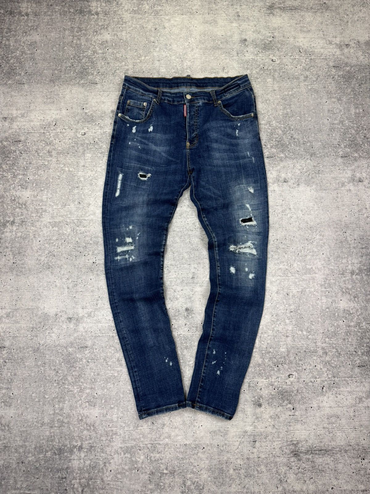 Dsquared2 Dsquared2 Casual Distressed Blue Jeans Pants Men Size 52 Size US 34 / EU 50 - 1 Thumbnail
