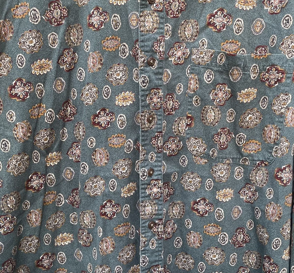 Chaps Vintage Chaps Ralph Lauren Button Up Shirt Size US XL / EU 56 / 4 - 3 Thumbnail