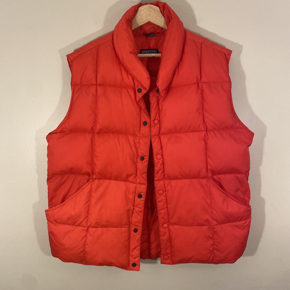 Vintage Vintage Lands End Down Puffer Vest Jacket Large Size US L / EU 52-54 / 3 - 1 Thumbnail