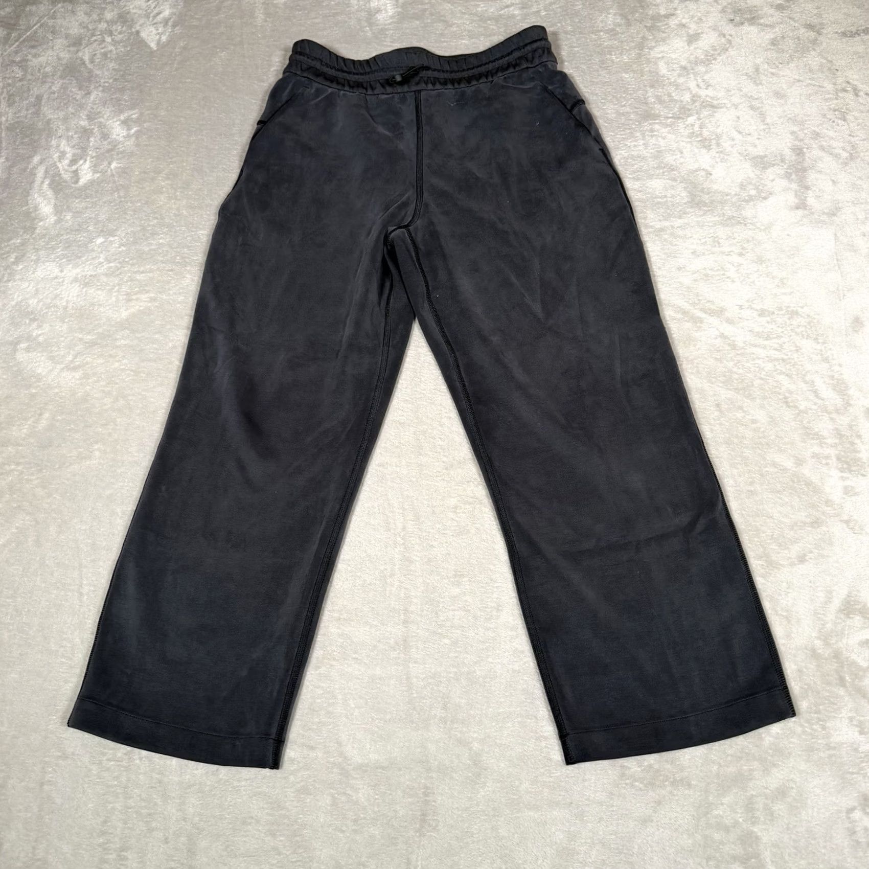 Lululemon Lululemon Pants Womens 6 Black Softstreme High Rise Straight Leg Cropped Casual Pockets Womens Size 28" / US 6 / IT 42 - 4 Thumbnail