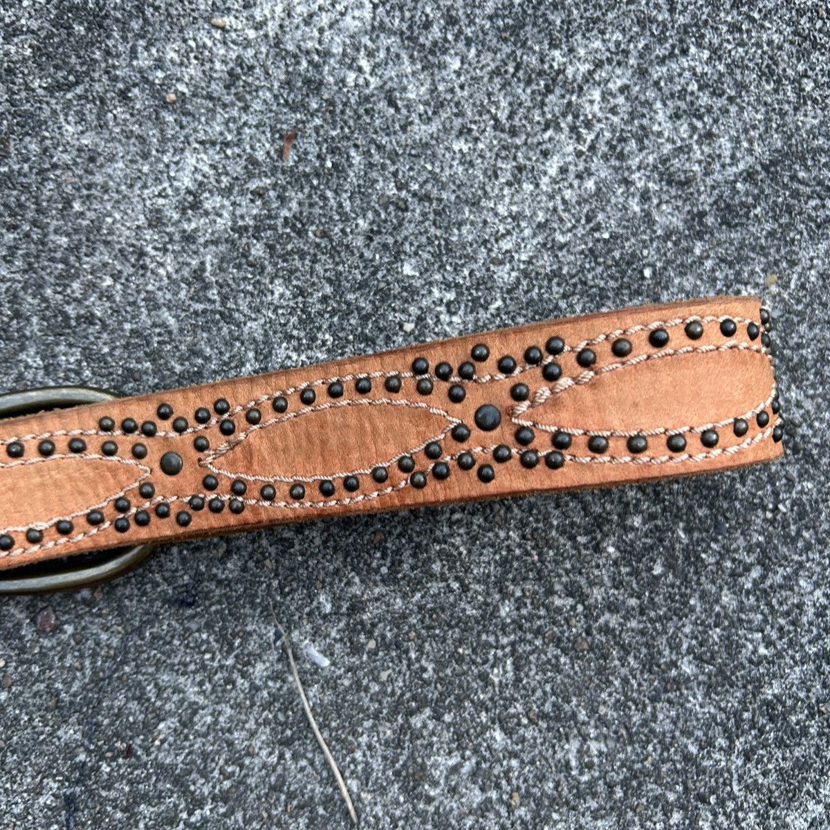 Vintage Vintage studded leather belt (Kapital Style) Size ONE SIZE - 10 Thumbnail