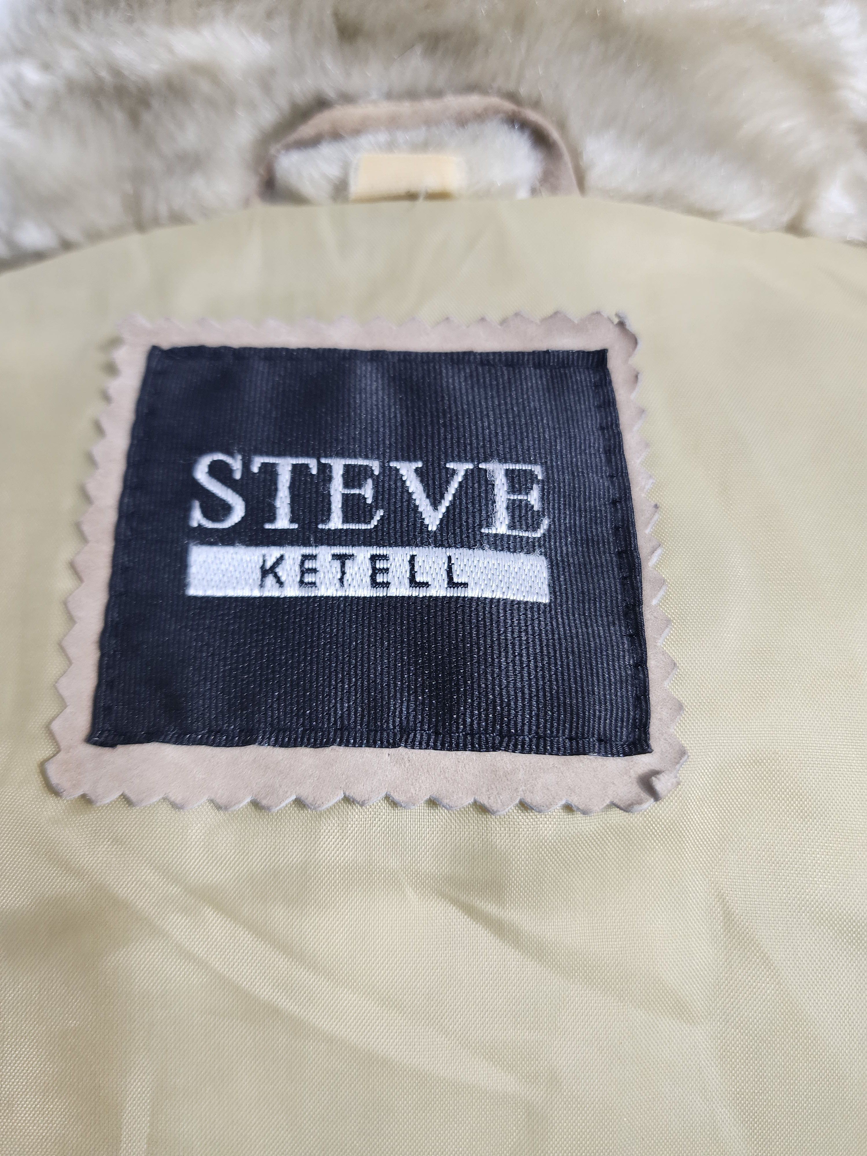 Genuine Leather Beige Suede Denim Style Jacket: Women's Leather Jacket Size M / US 6-8 / IT 42-44 - 8 Thumbnail
