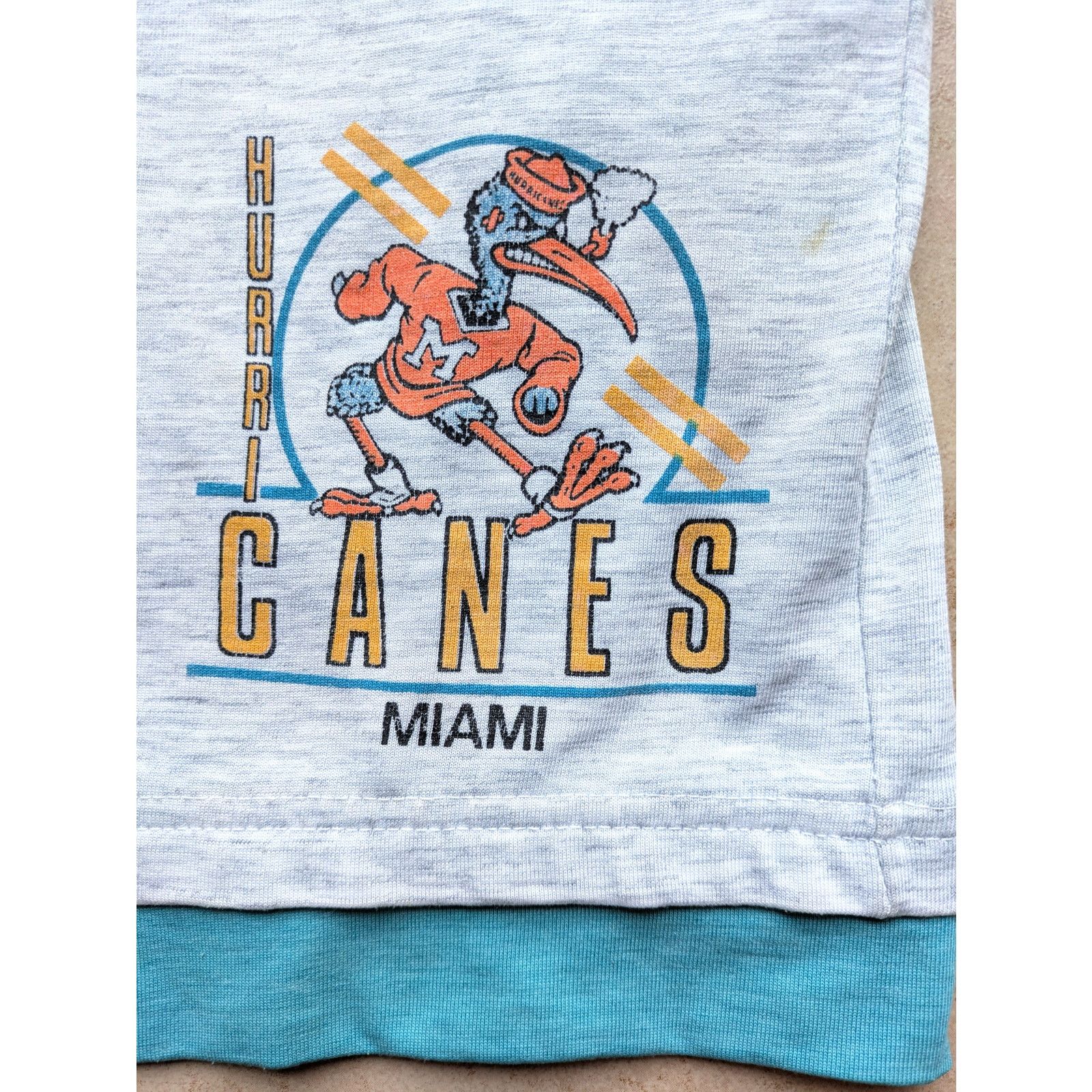 NCAA × Starter Miami Hurricanes 90s SHORTS & Boxer SET football vintage Size US 30 / EU 46 - 3 Thumbnail