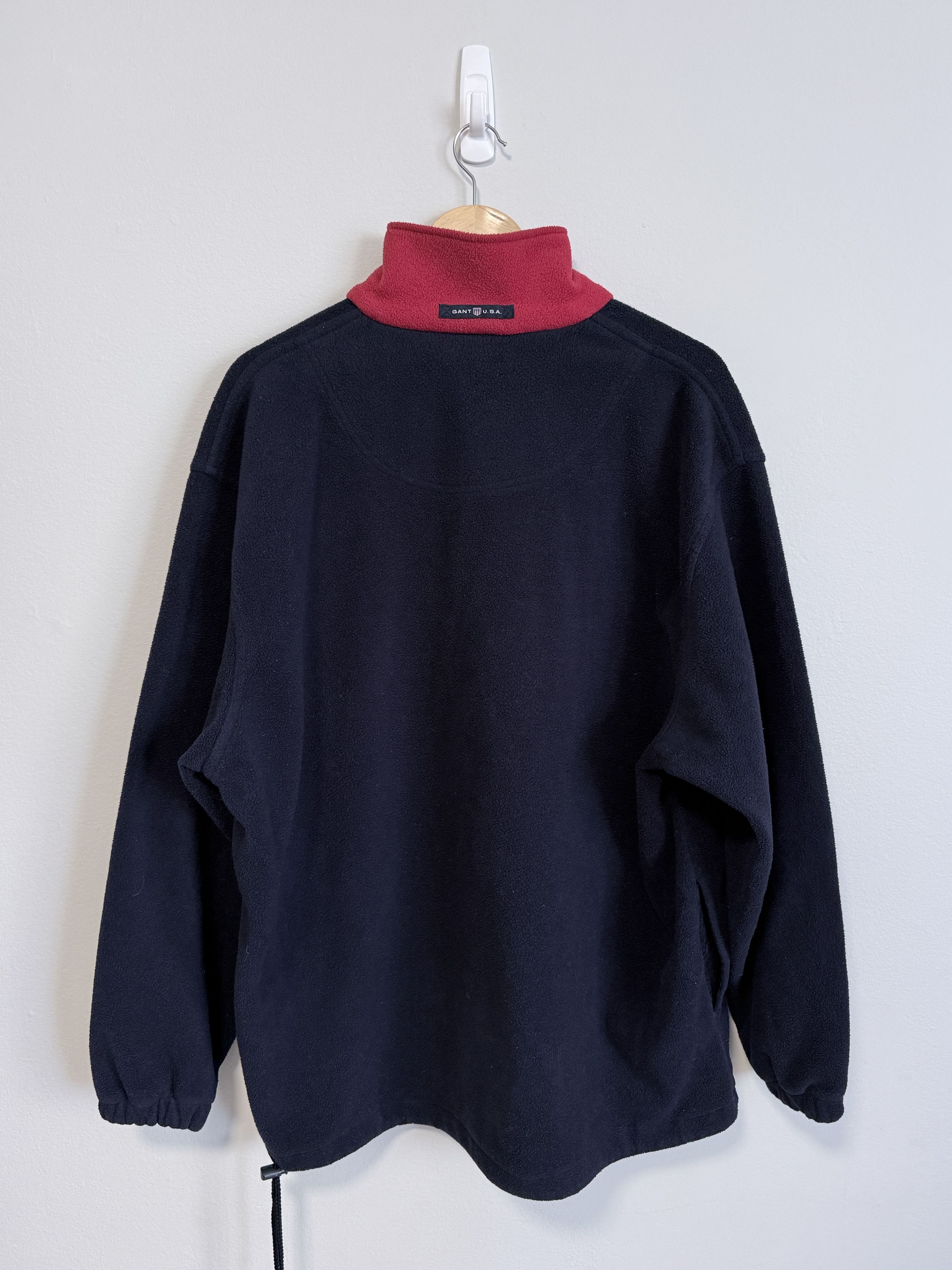 Gant GANT USA Vintage Rugger Fleece 1/4 Quarter Zip Sweatshirt XL Size US XL / EU 56 / 4 - 2 Thumbnail