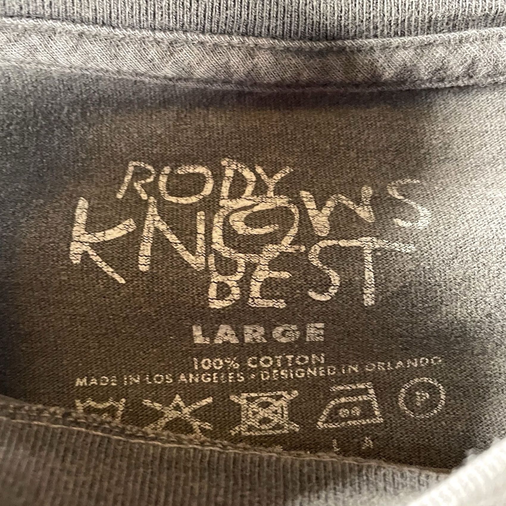 Vintage Rody Knows Best Shirt Men L Gray Best T-Shirt Mens Migos Takeoff Memorial Size US L / EU 52-54 / 3 - 7 Thumbnail