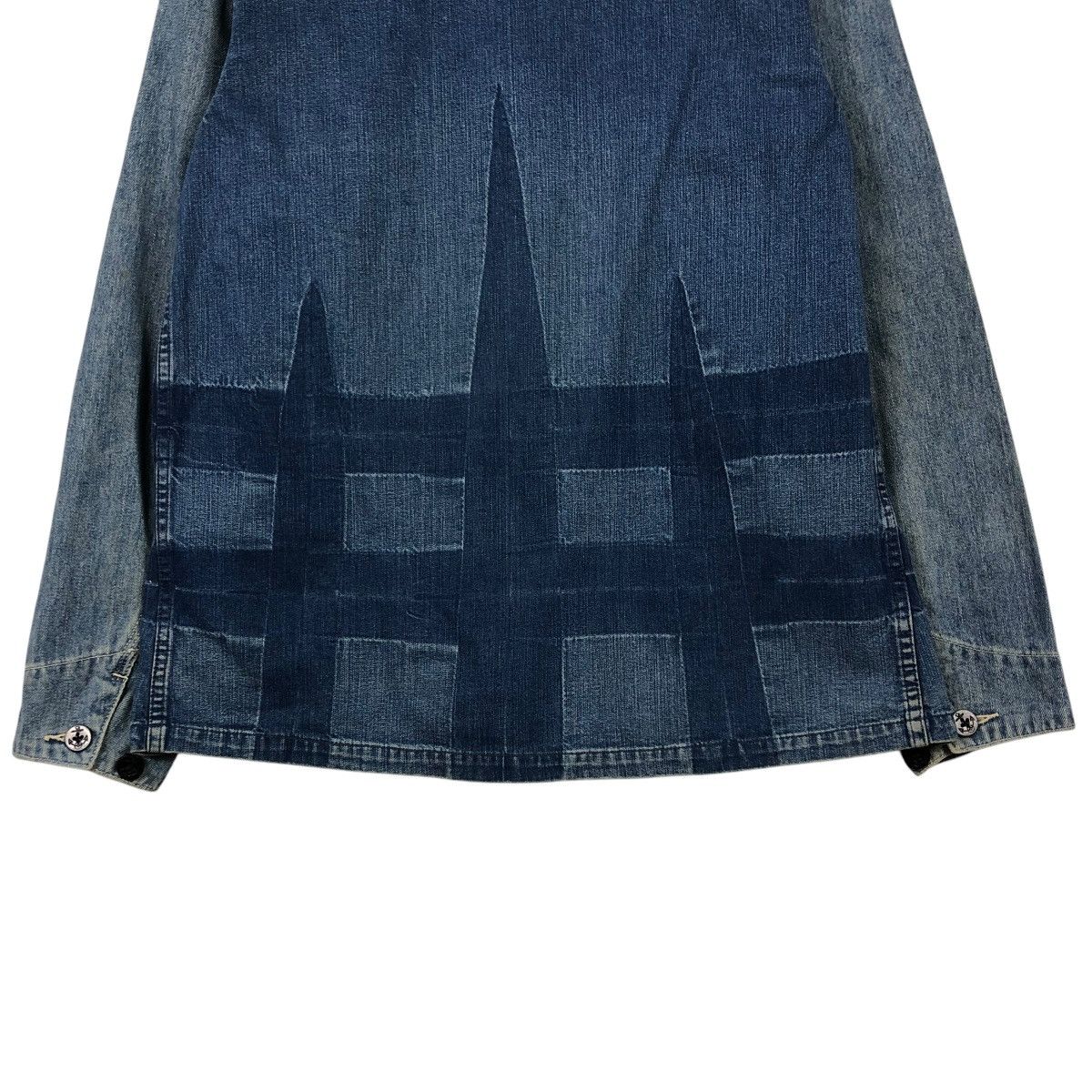 Blue Blue Japan 🔥VINTAGE DENIM JACKET DENIM PATCHWORK BLUE BLUE JAPAN Size US M / EU 48-50 / 2 - 11 Thumbnail