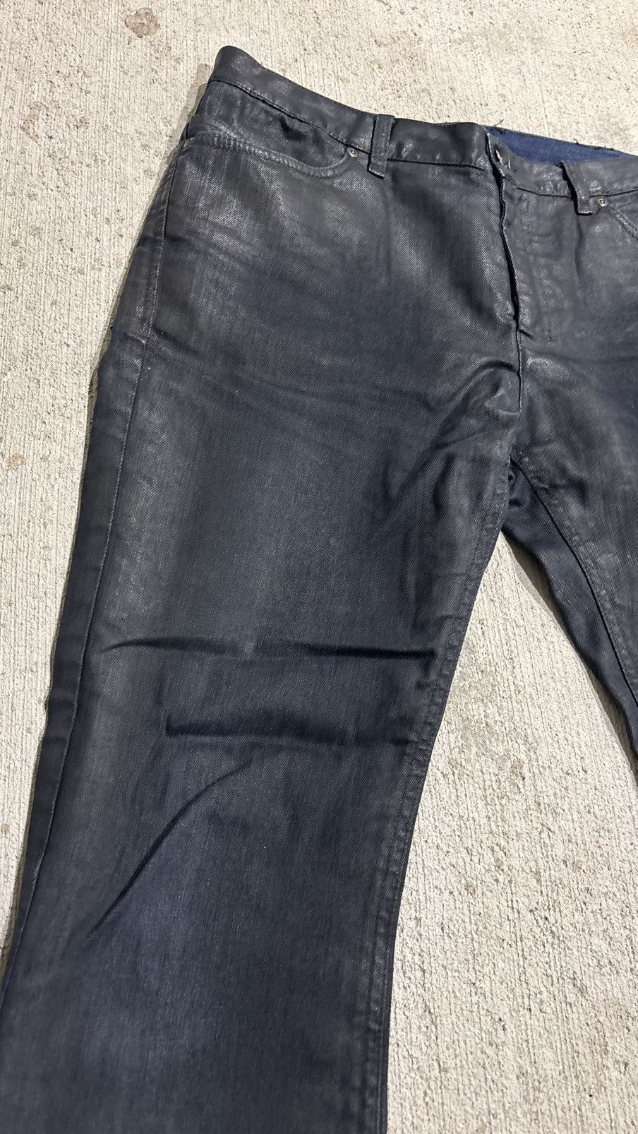 Yves Saint Laurent Vintage Yves Saint Laurent Coated Denim Size US 32 / EU 48 - 6 Thumbnail