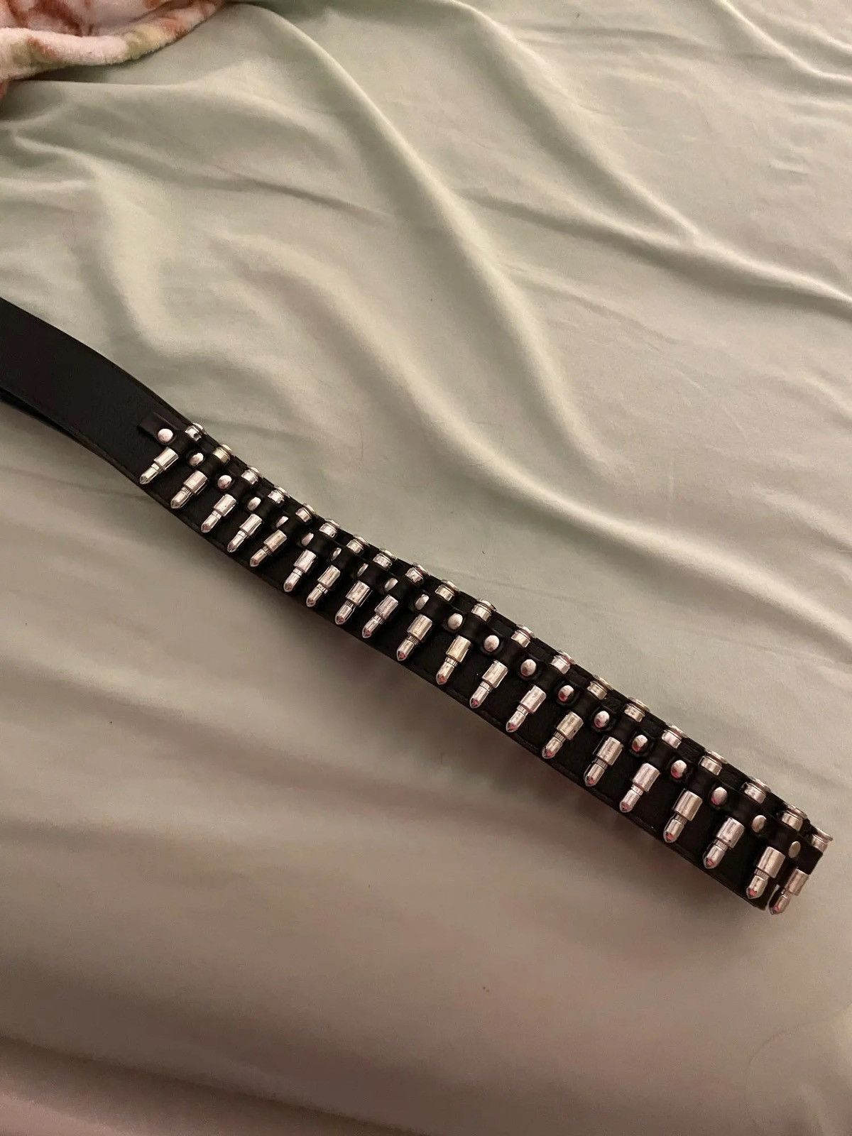 Designer Bullet Studded Belt Punk Rock Gothic Hip Hop Style Size ONE SIZE - 8 Thumbnail